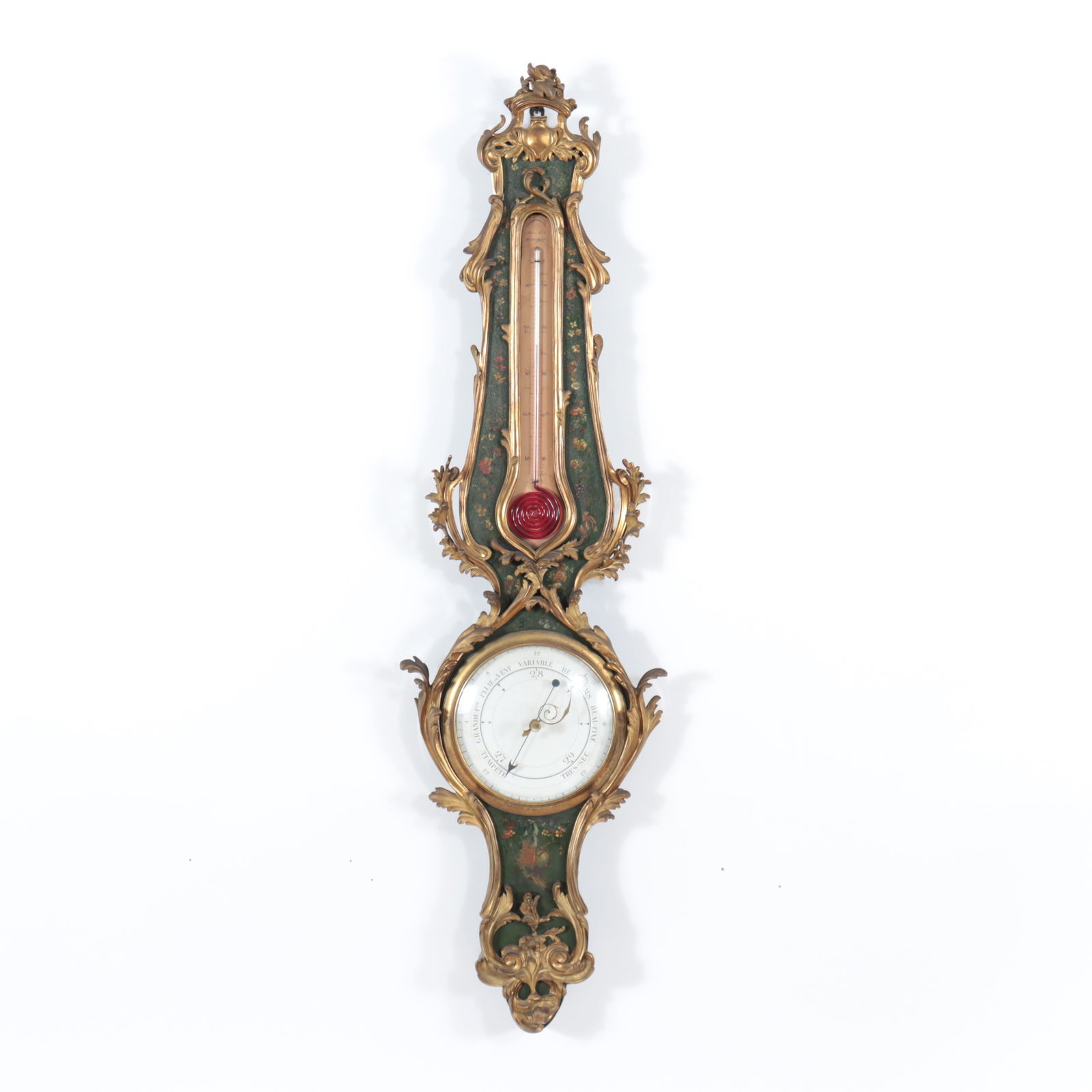 Louis XVI Style Ormolu Mounted Barometer (1 of 8)