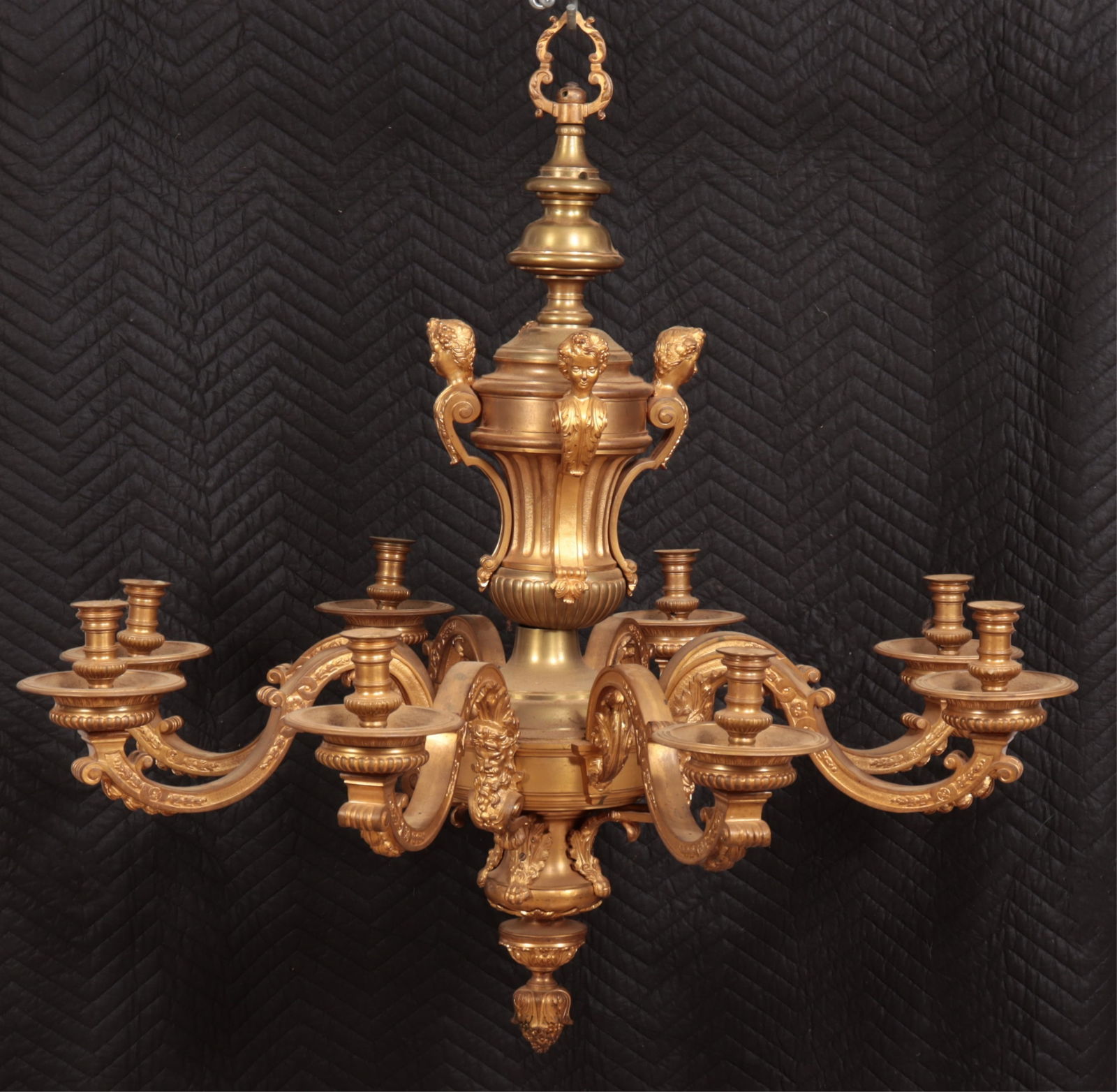 Regency Style Ormolu 8-Light Chandelier (1 of 6)