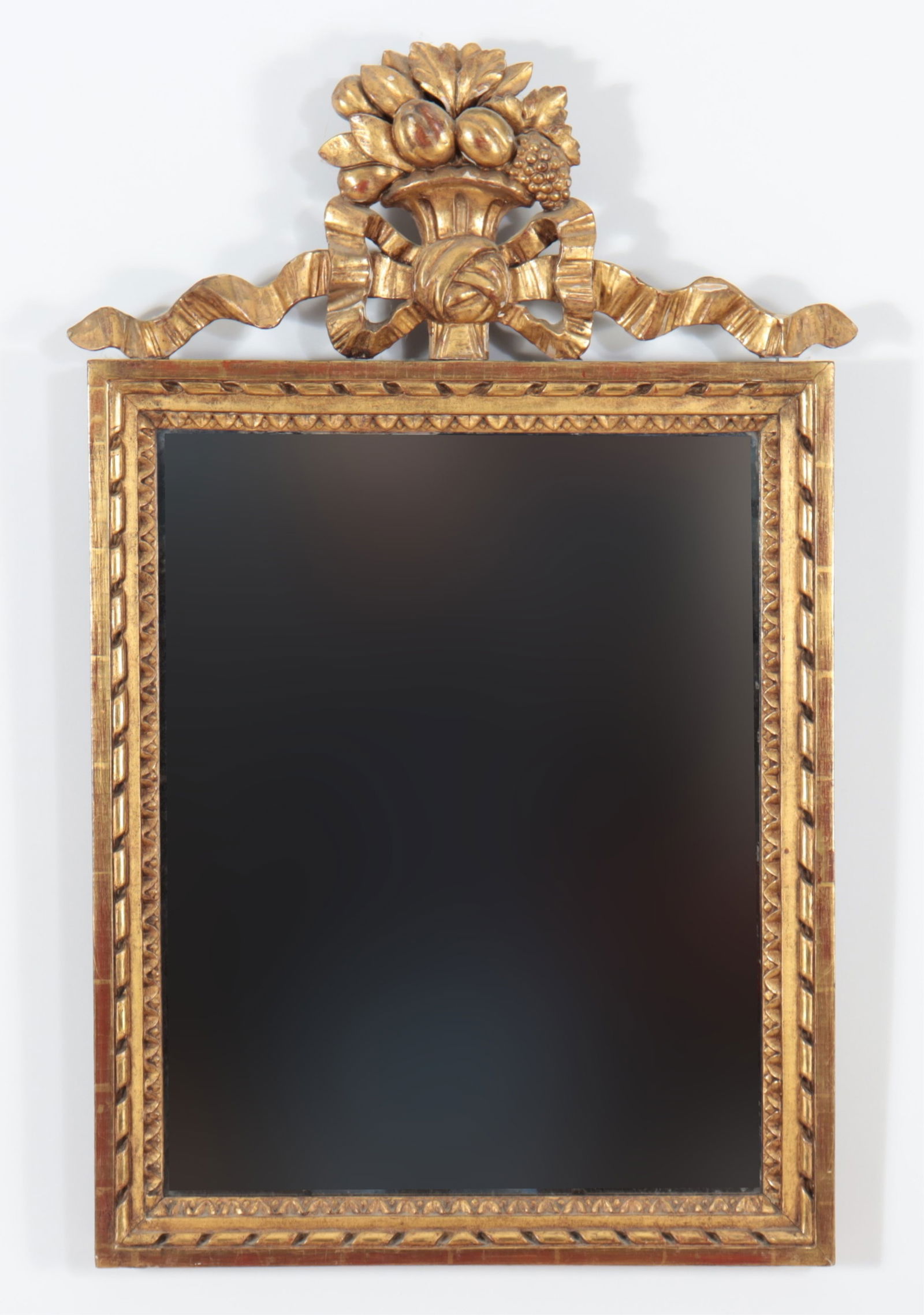 Louis XVI Giltwood Mirror, 18th C (1 of 4)