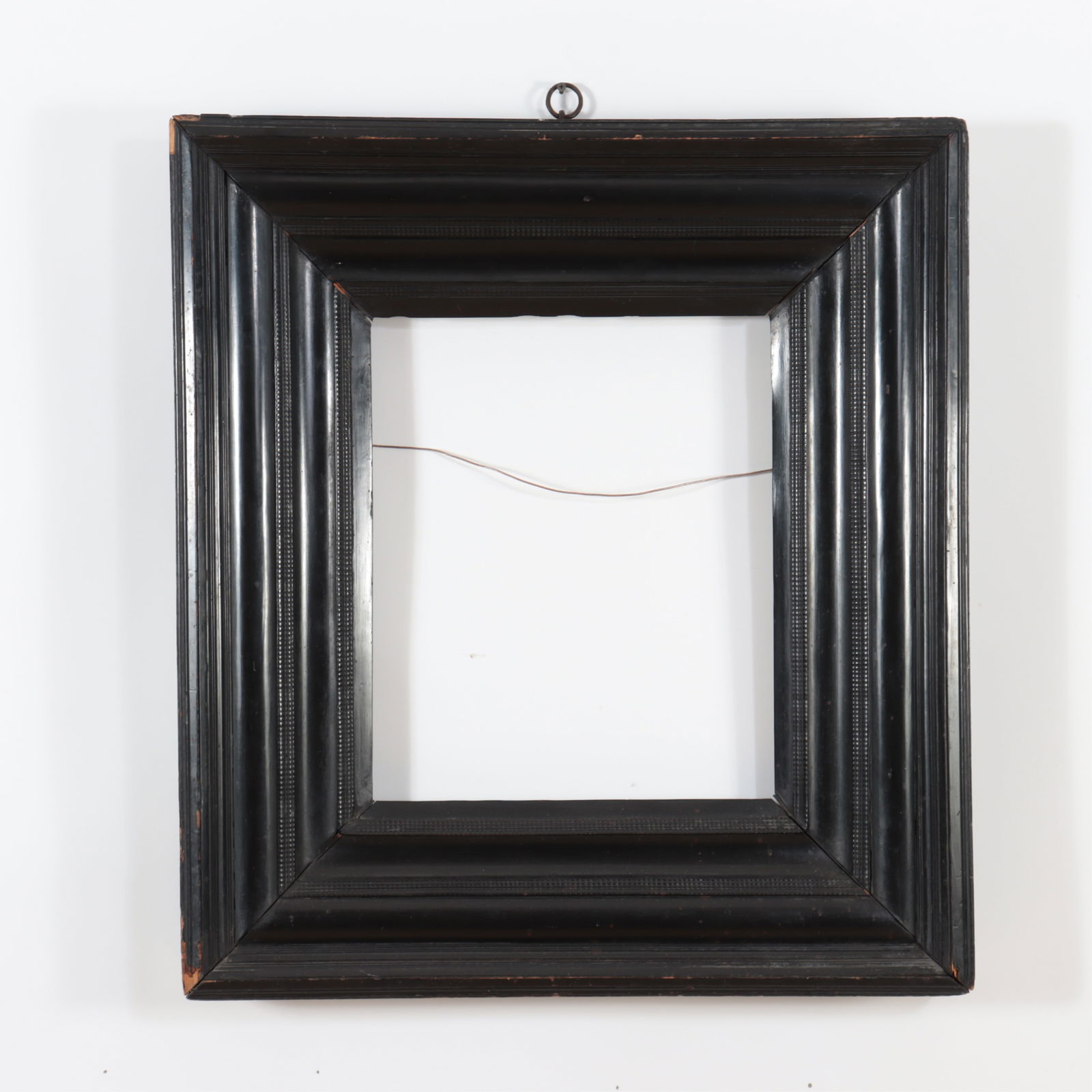 Antique Dutch Style Ebonized Picture Frame (1 of 5)
