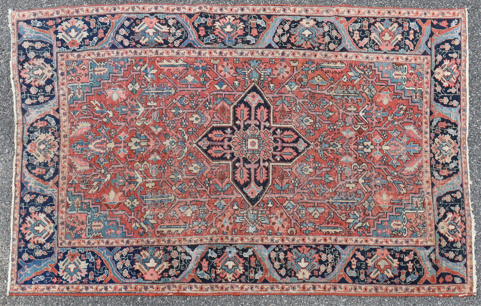 Persian Heriz Rug 6-1 x 9-1 (1 of 8)