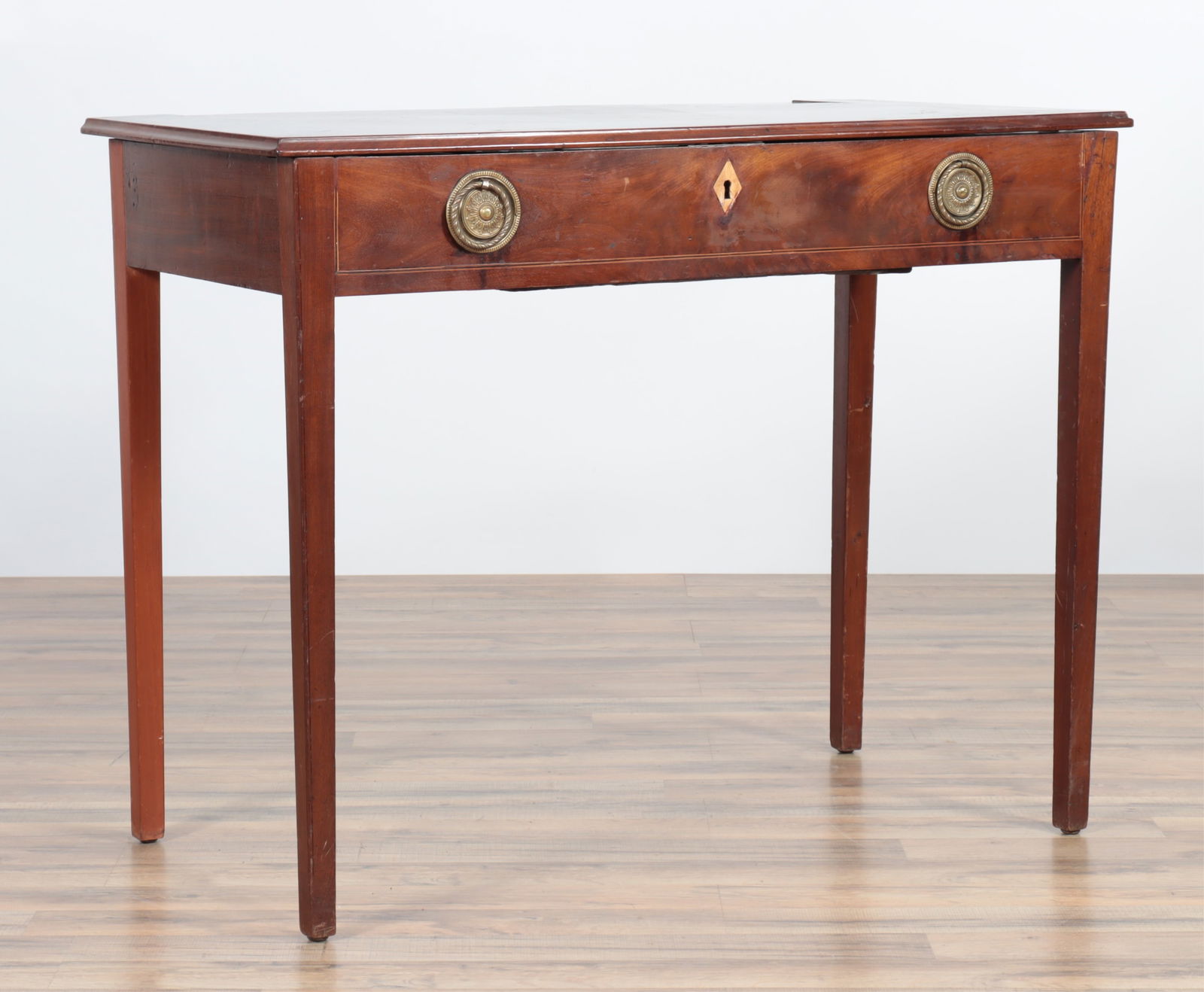 George III Inlaid Mahogany Dressing Table (1 of 10)