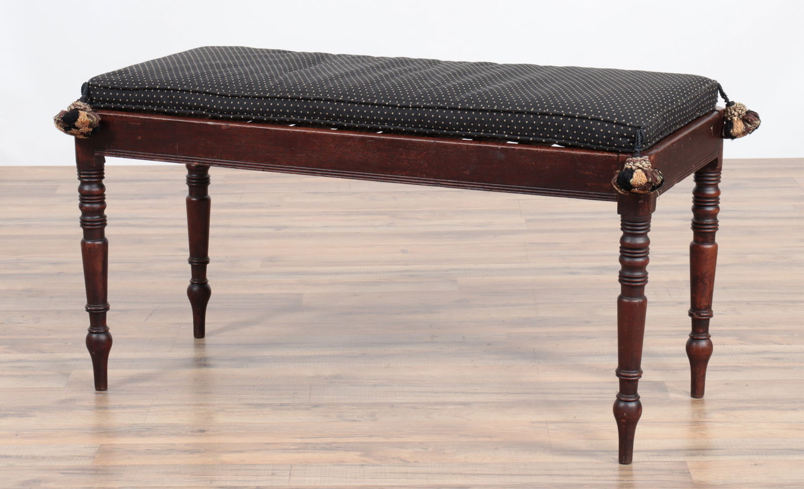 Regency Mahogany Bench (1 of 9)