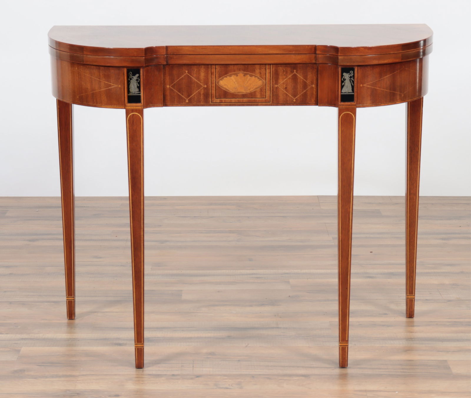 Federal Style Inlaid Mahogany Games Table (1 of 10)