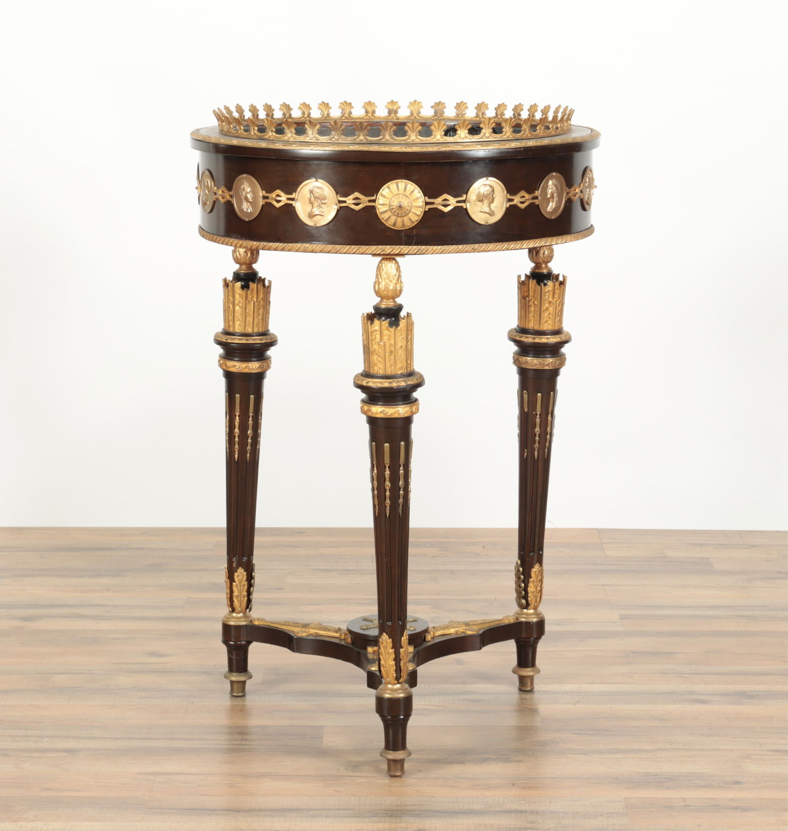 Louis XVI Style Ormolu Mounted Mahogany Jardiniere (1 of 5)