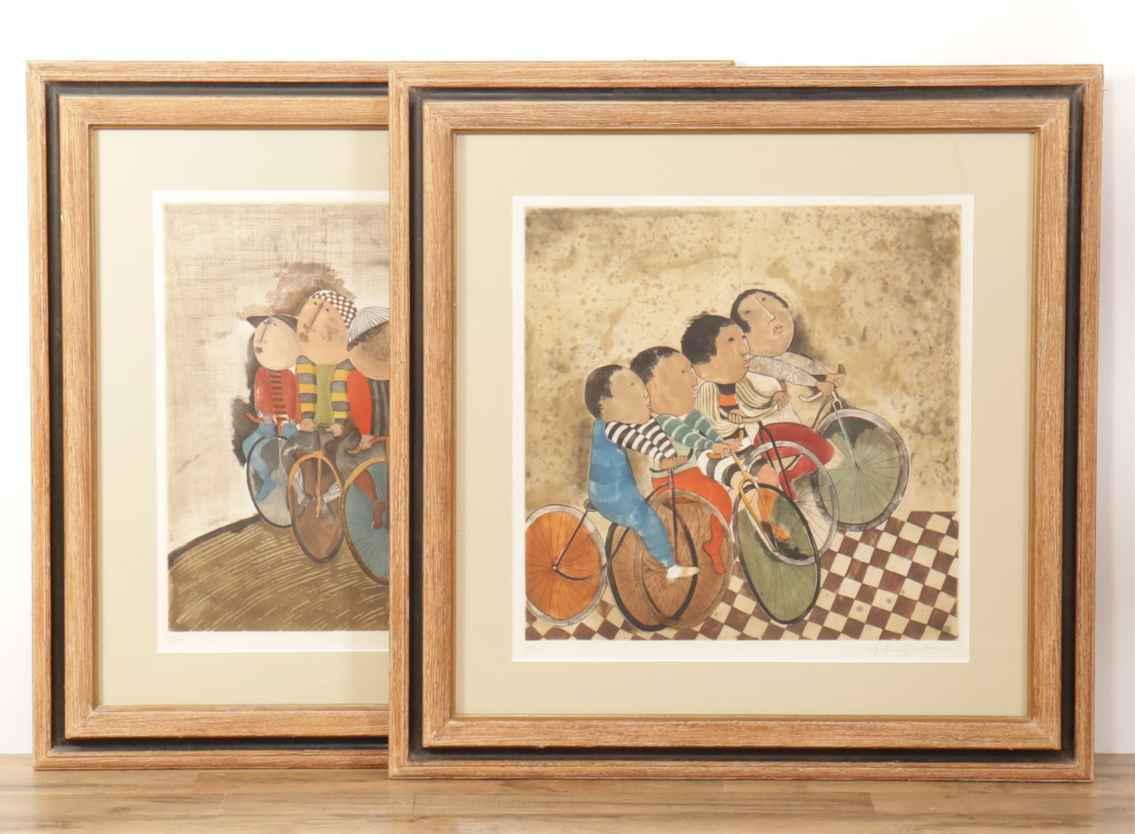 Graciela Boulanger - Pair of Cyclist Prints (1 of 7)