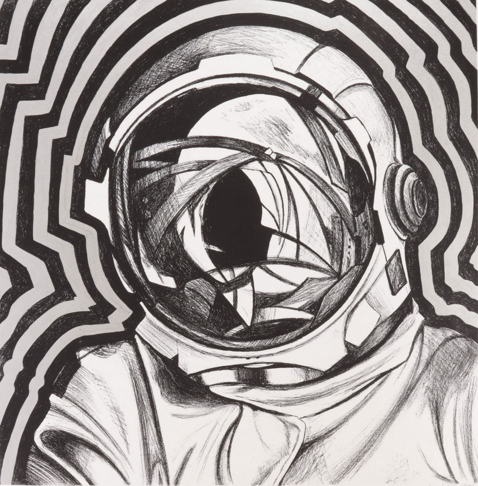 Lowell Nesbitt - Astronaut Helmet, 1974 (1 of 4)