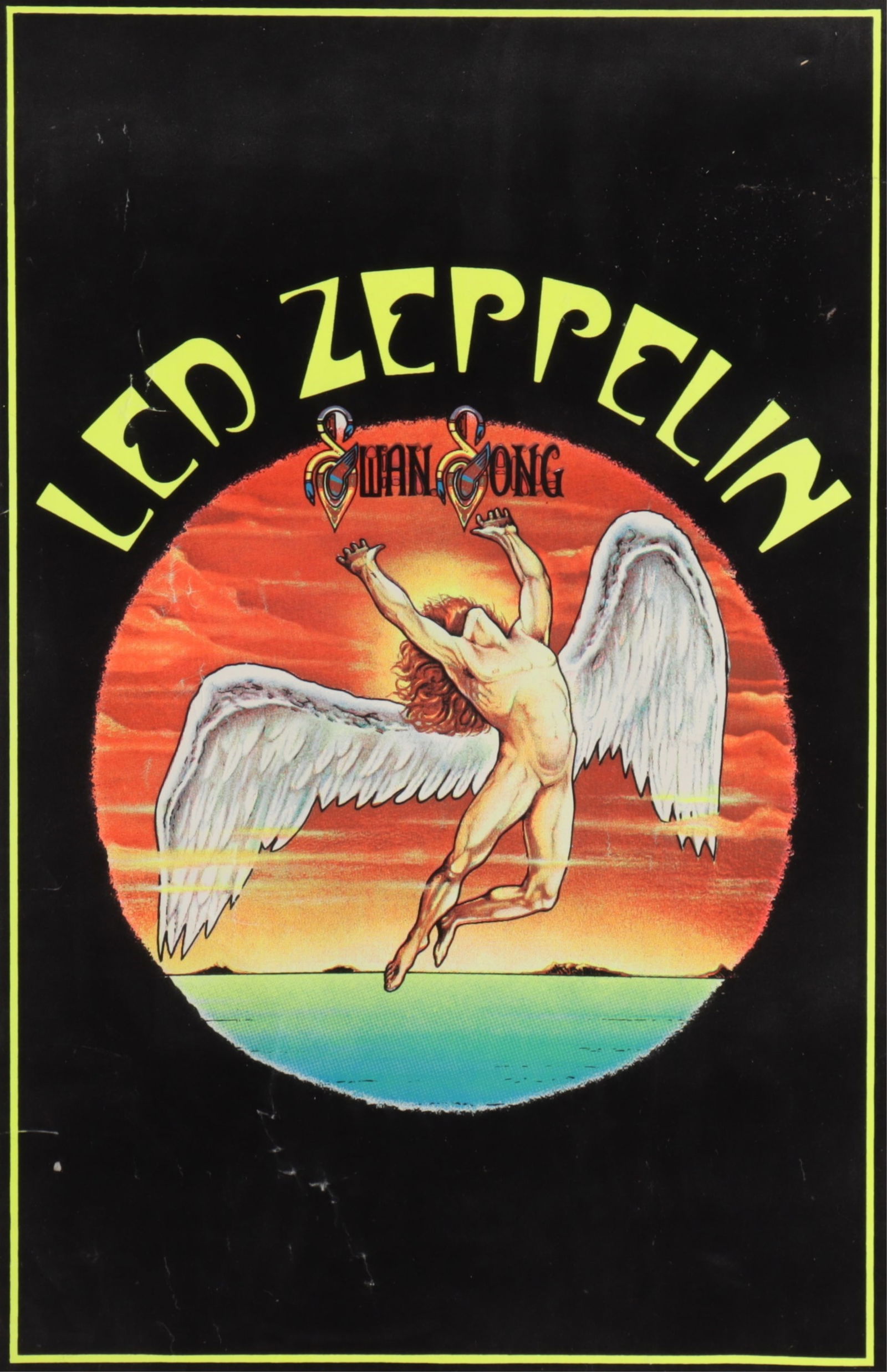 Led Zeppelin Swan Song Velvet 1987 Poster (1 of 9)