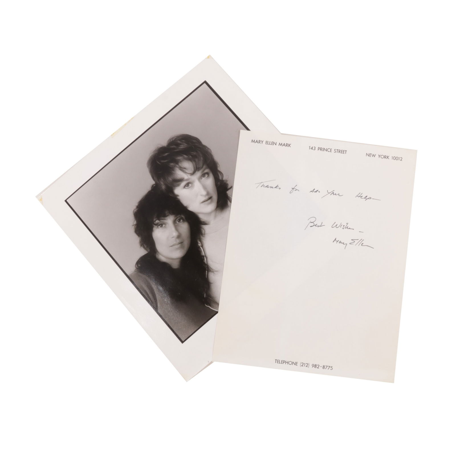 Mary Ellen Mark - Cher & Meryl Streep - photo (1 of 7)