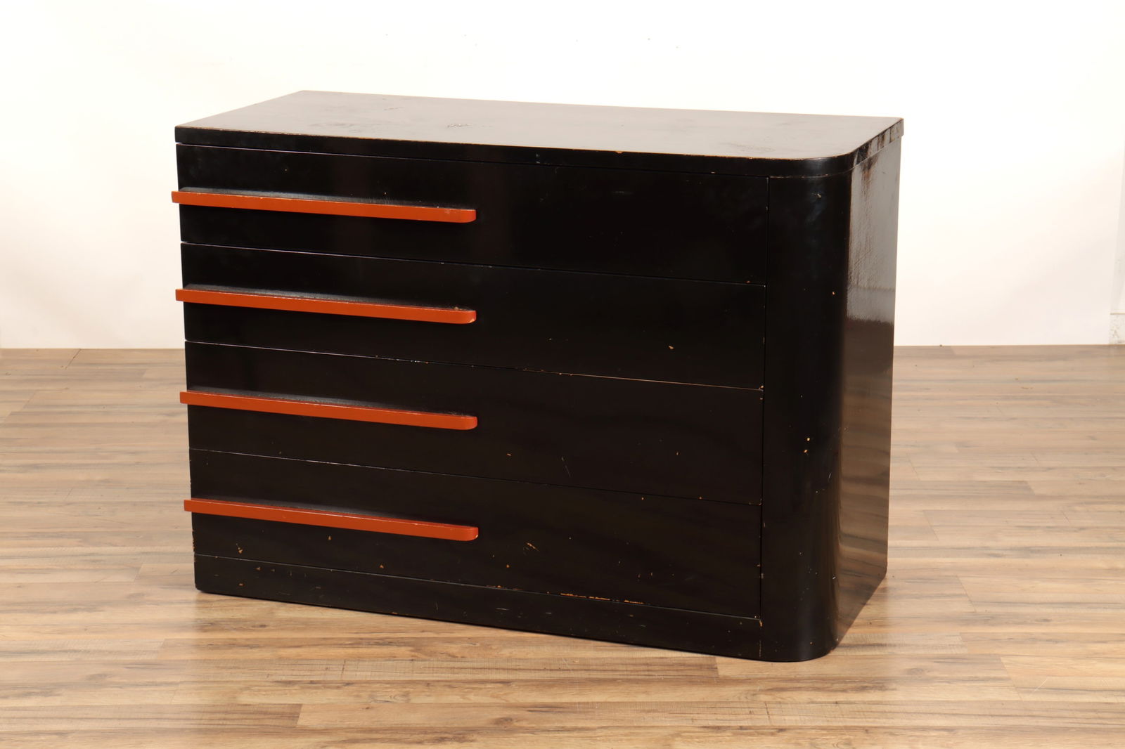 Widdicomb Art Deco Black Lacquer Dresser (1 of 7)