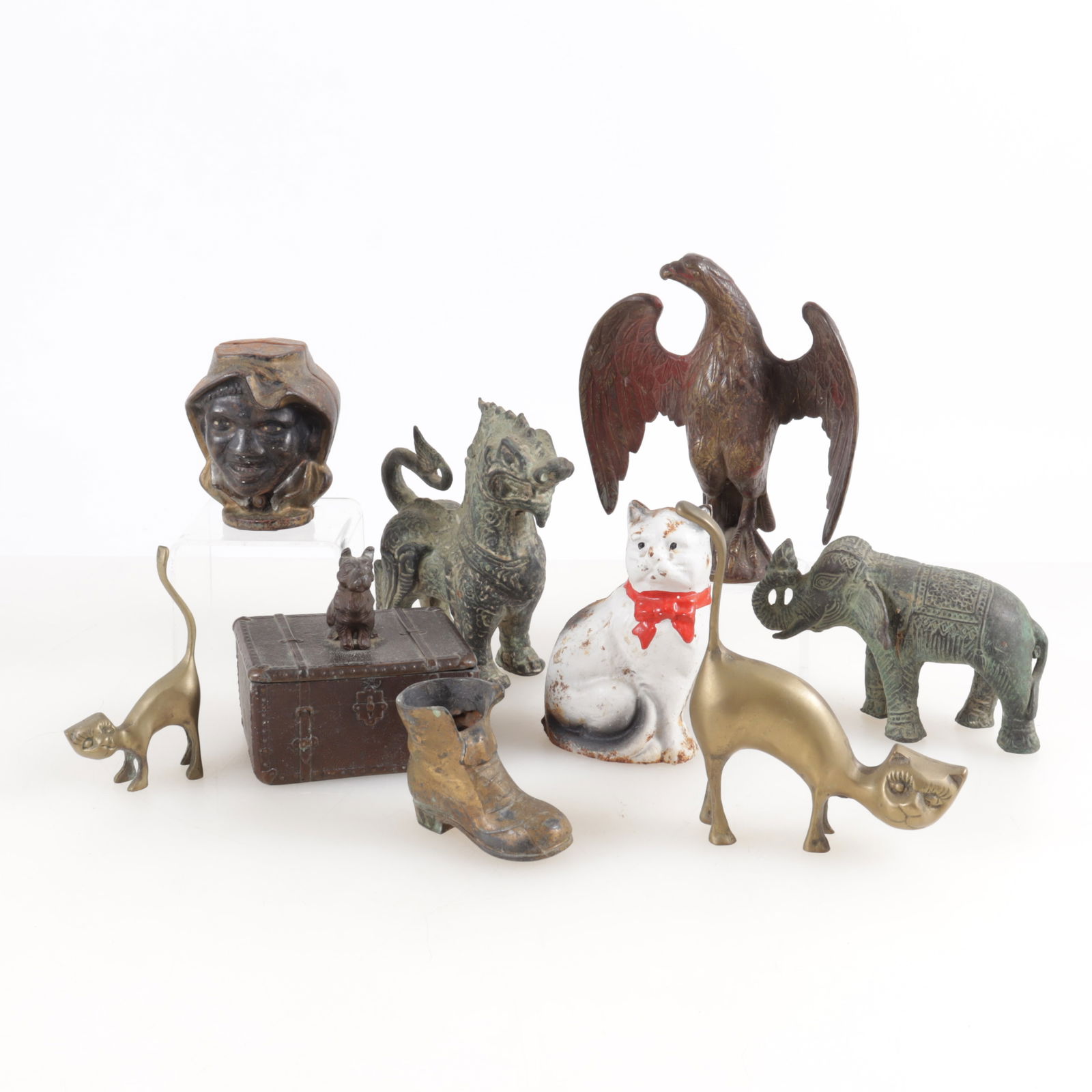 Mixed Metal Animals & Cast Iron Banks (1 of 5)