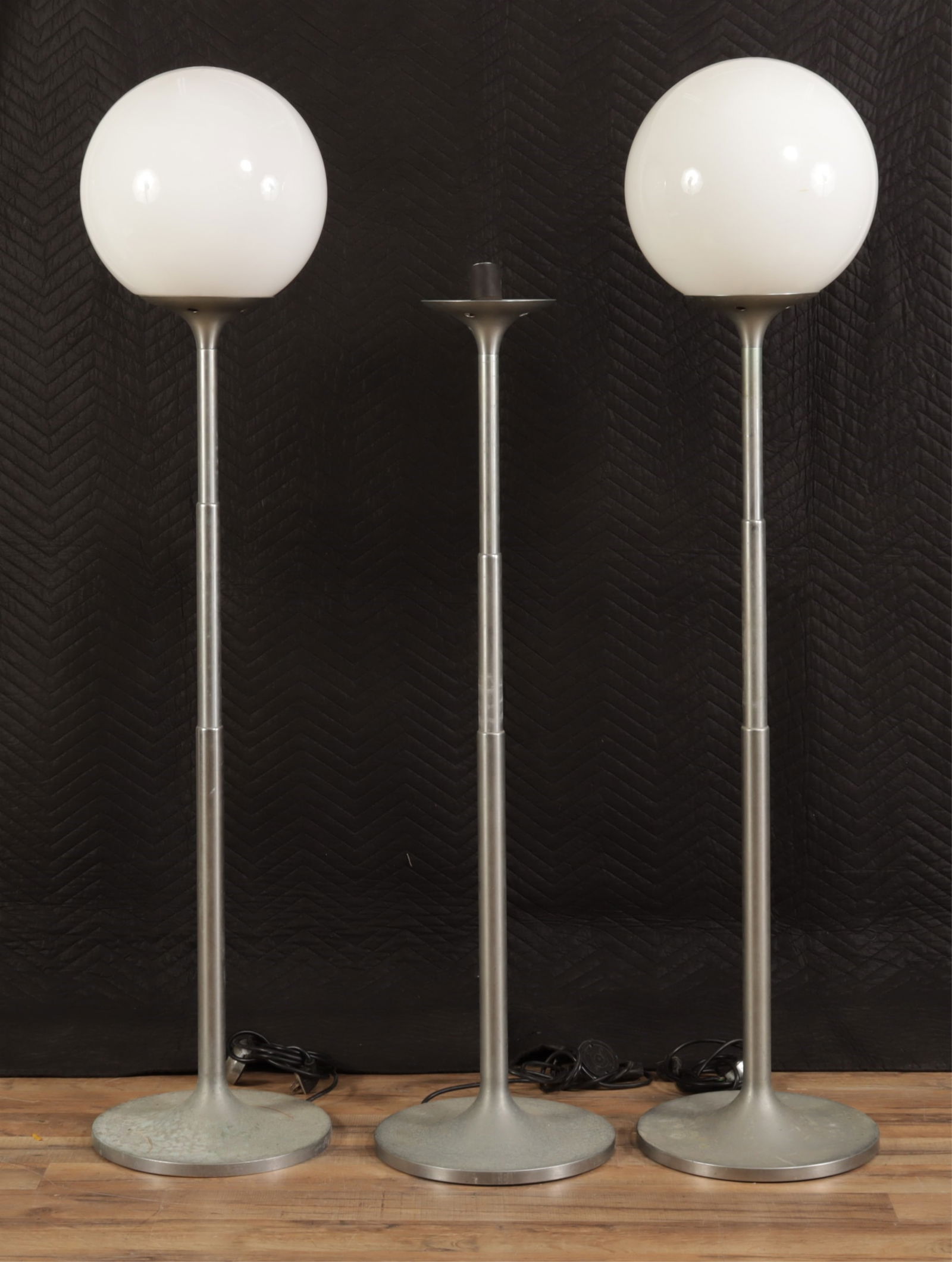 3 Machine Age Art Deco Telescopic Torchieres (1 of 6)