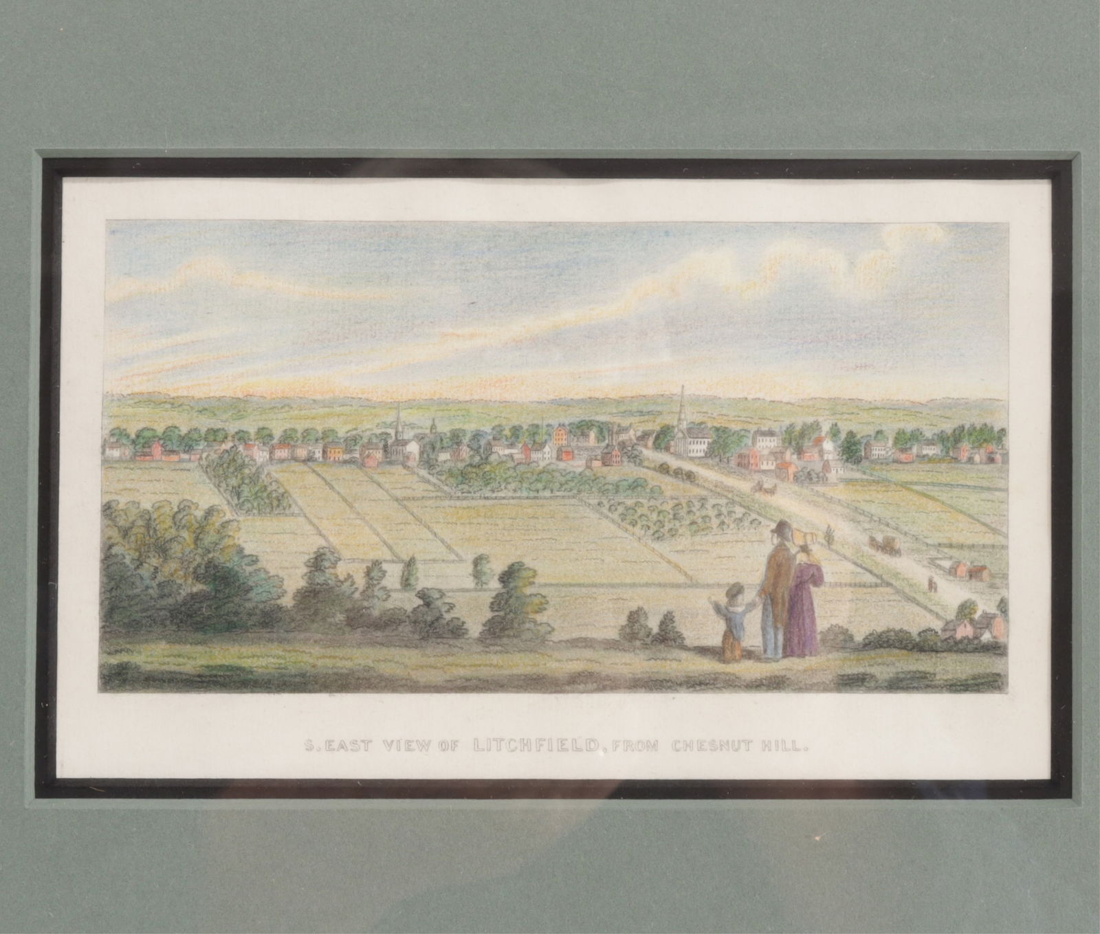 19th C. Engravings of Litchfield County CT (1 of 13)