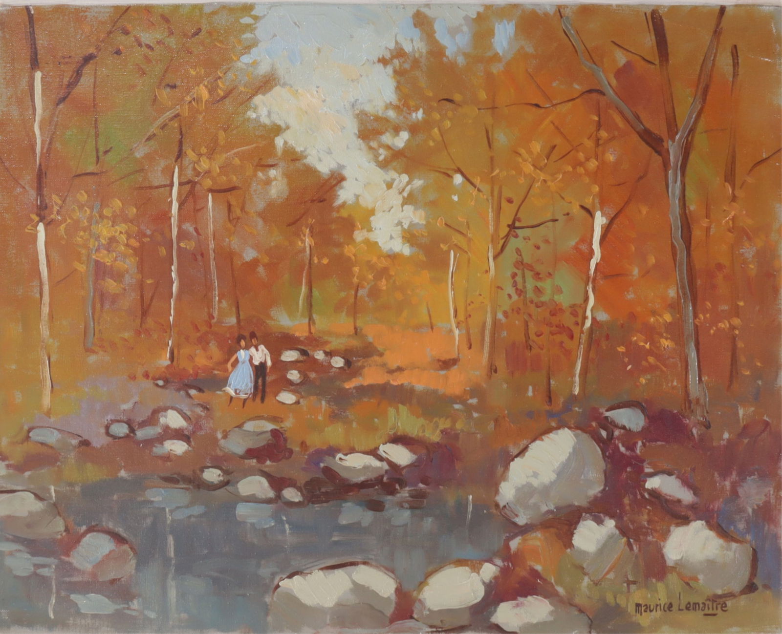 Maurice Lemaitre - Autumn River Crossing (1 of 4)
