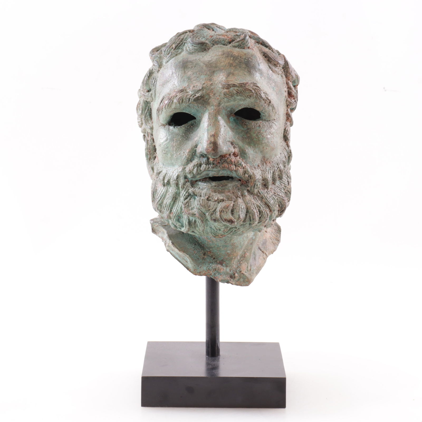 Greco Roman Style Bronze Bust of a Man (1 of 9)