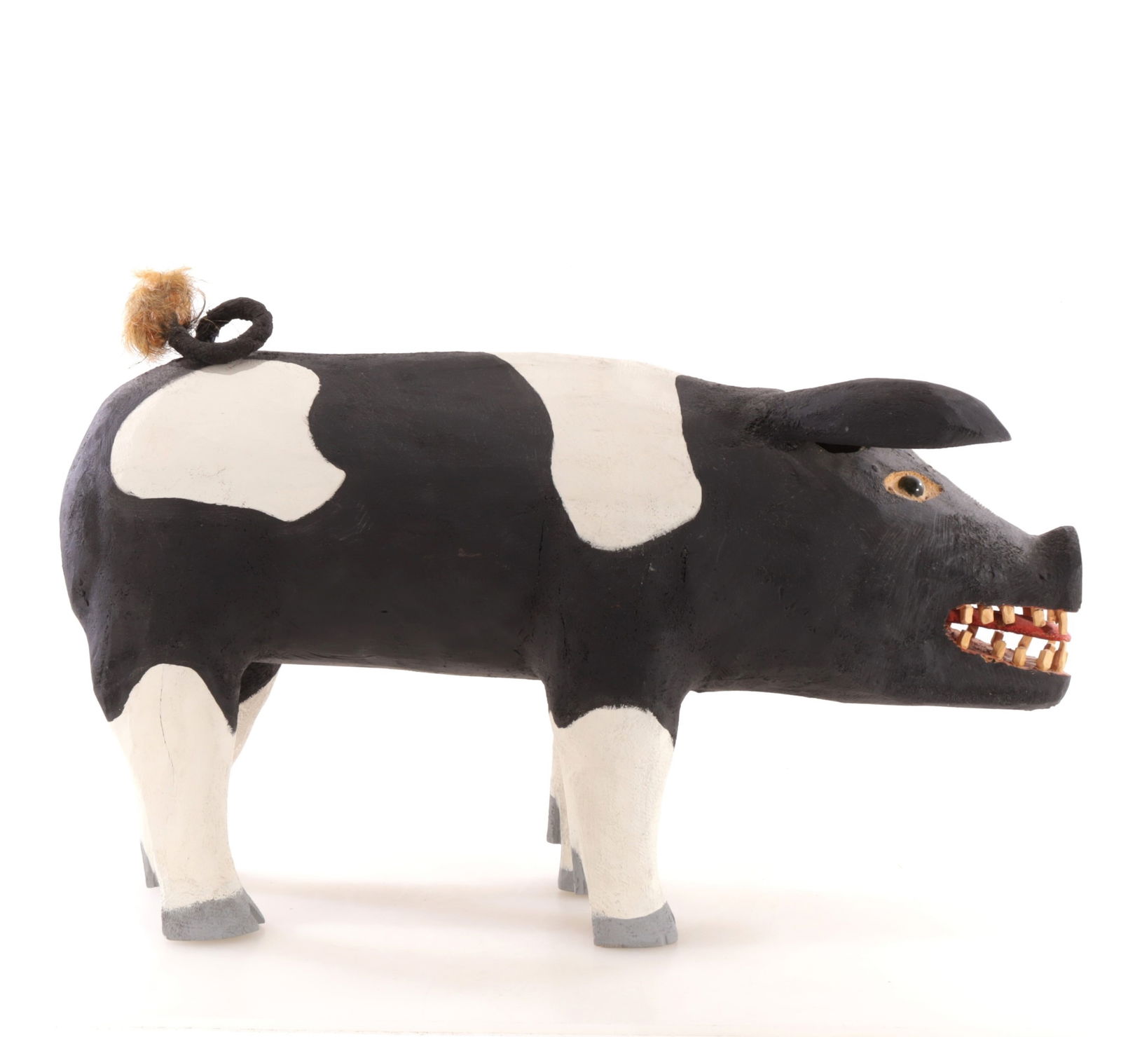 Leroy Archuleta - Pig - carved cottonwood (1 of 4)