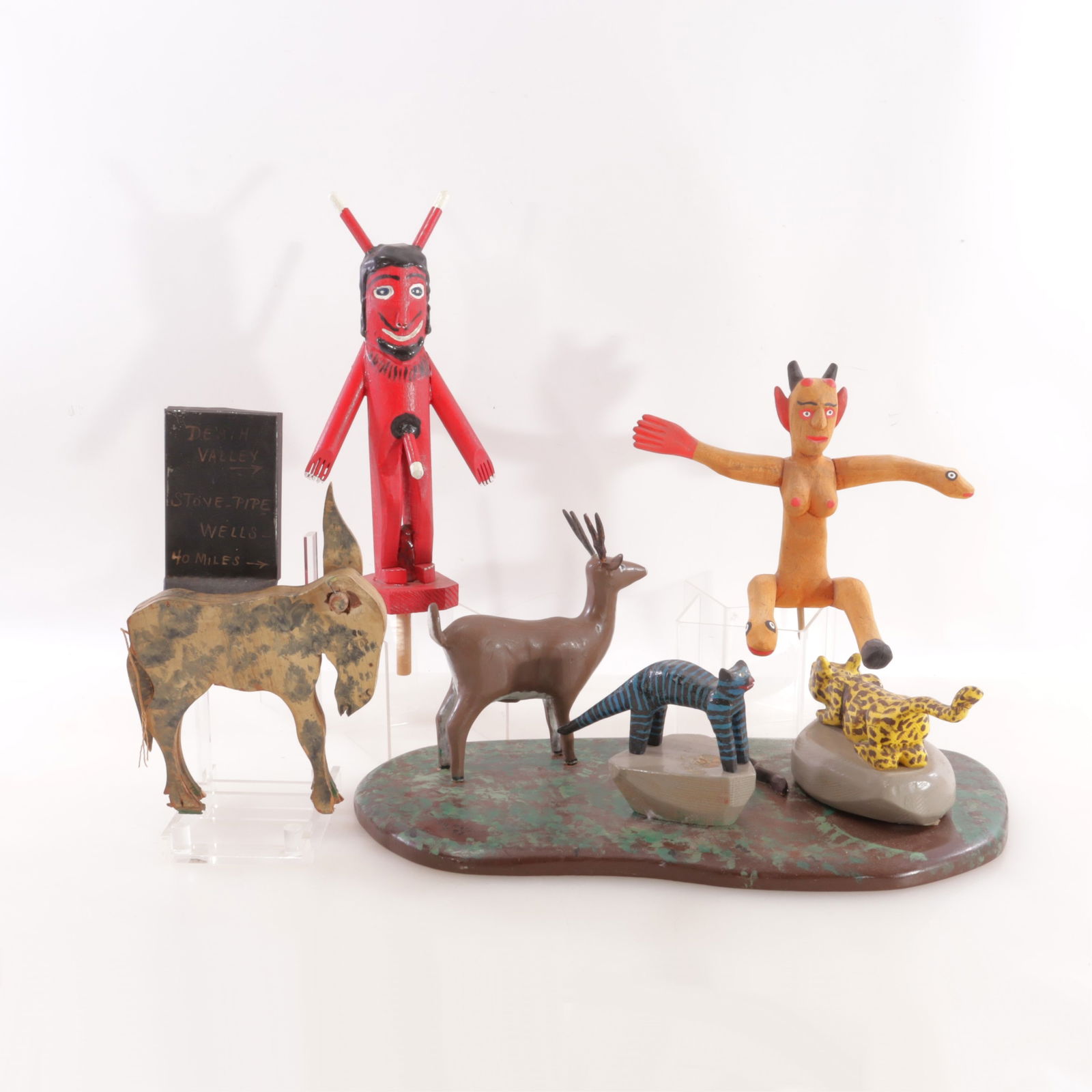 Tim Ratliff - Ronald Cooper Carved Figures (1 of 7)