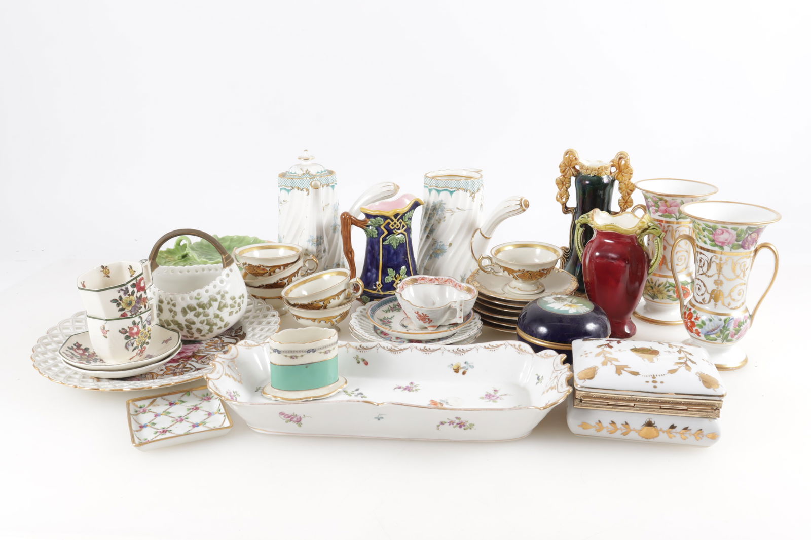 Large group European and English Porcelains (1 of 15)
