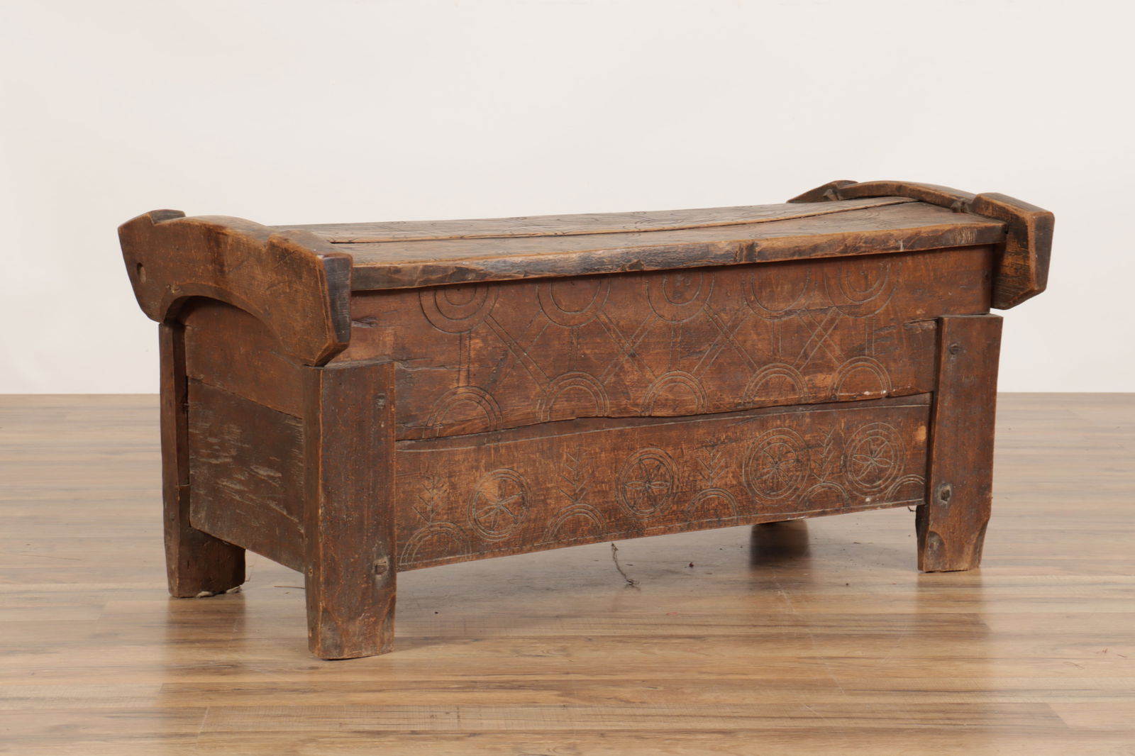 Baltic Carved Blanket Chest (1 of 6)