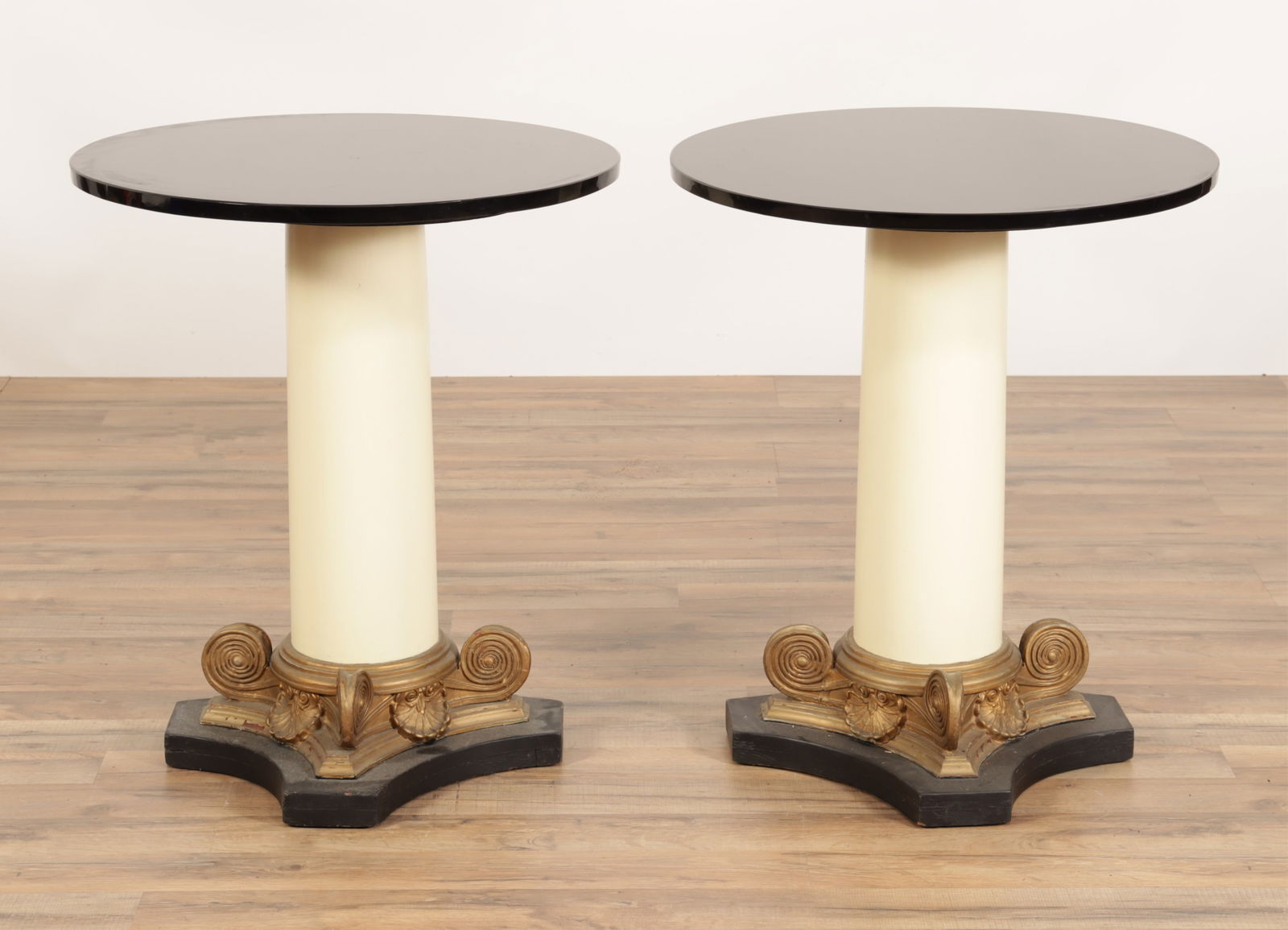 Classical Style Parcel Gilt & Painted End Tables (1 of 5)