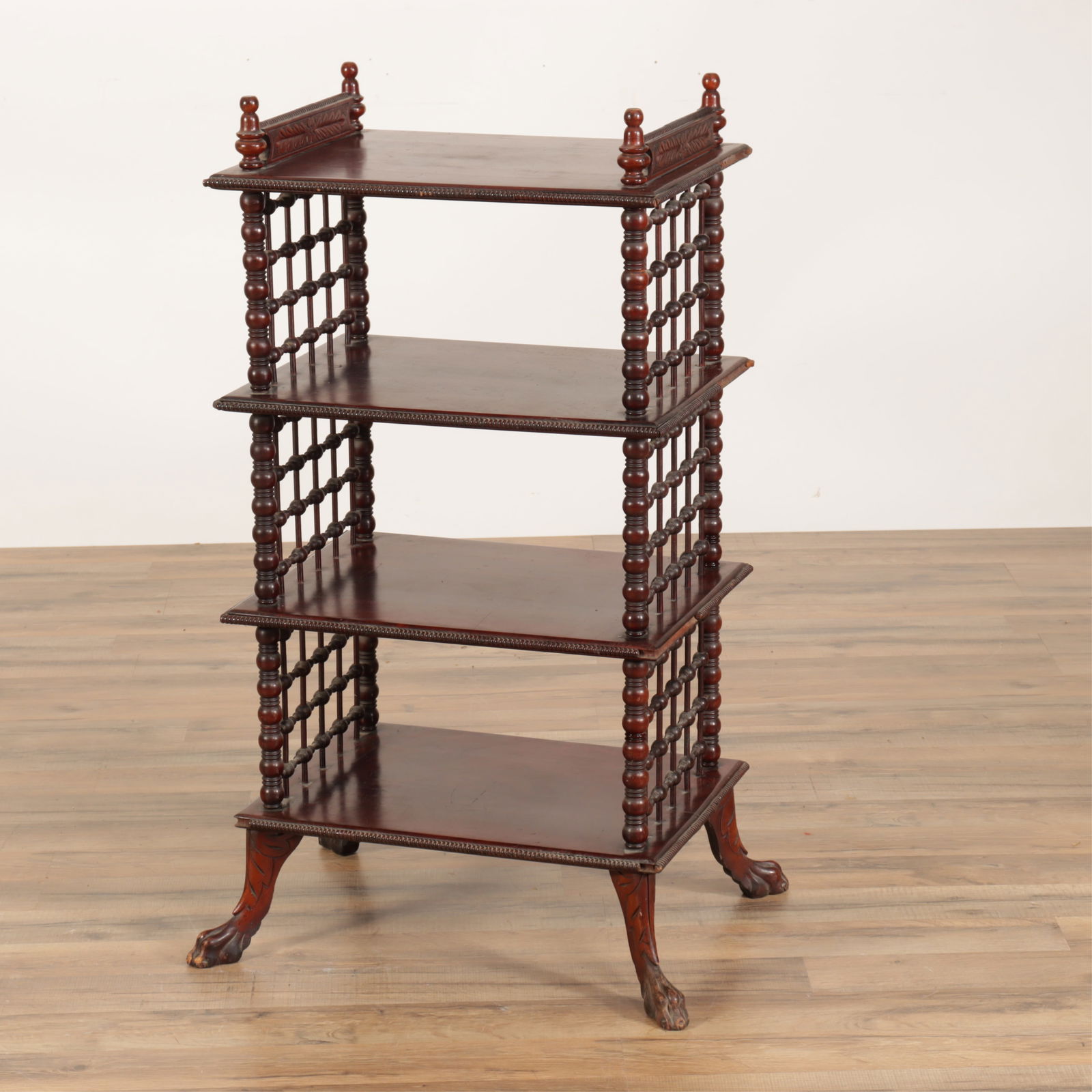 Early American Victorian Mahogany Etagere, 19th C. (1 of 8)