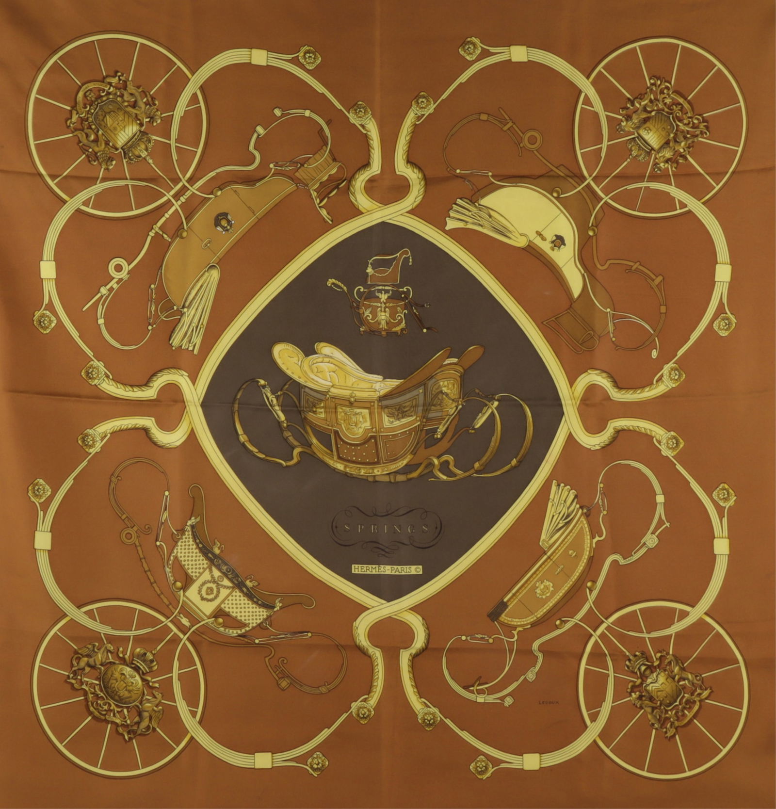 Hermes Springs Silk Scarf (1 of 5)