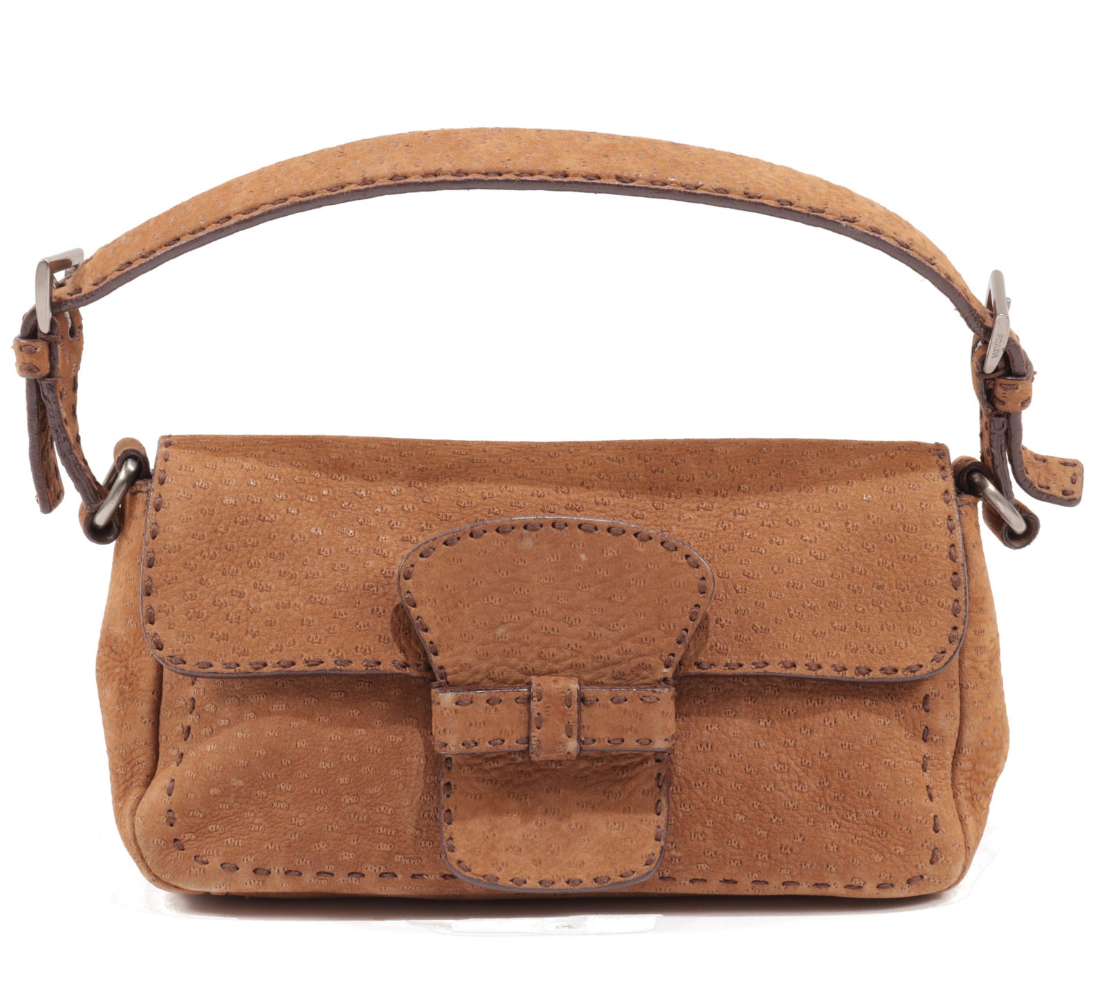 Prada Nubuck Leather Mini Handbag (1 of 7)