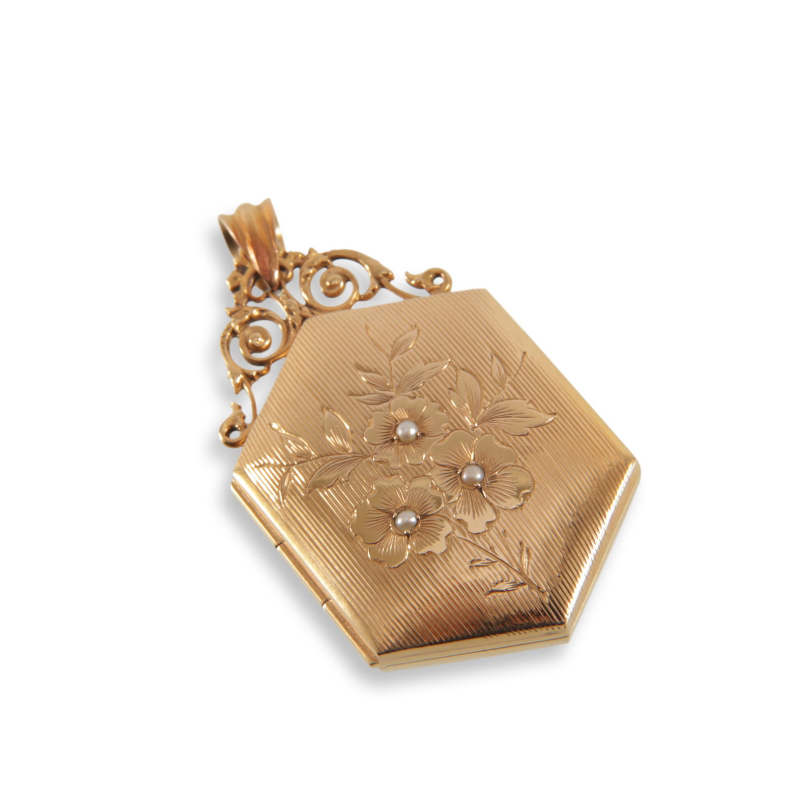 French 18K Gold Locket (1 of 3)