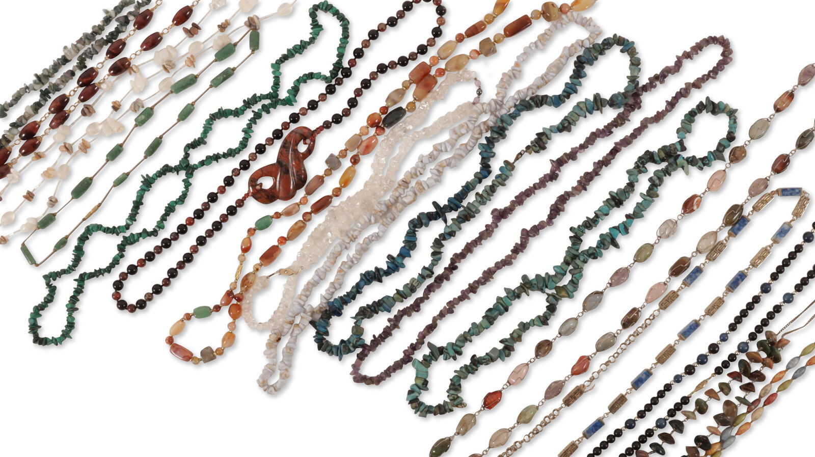 Group of Vintage Hardstone Necklaces (1 of 9)