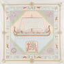 Hermes Dragon de Mers Scarf