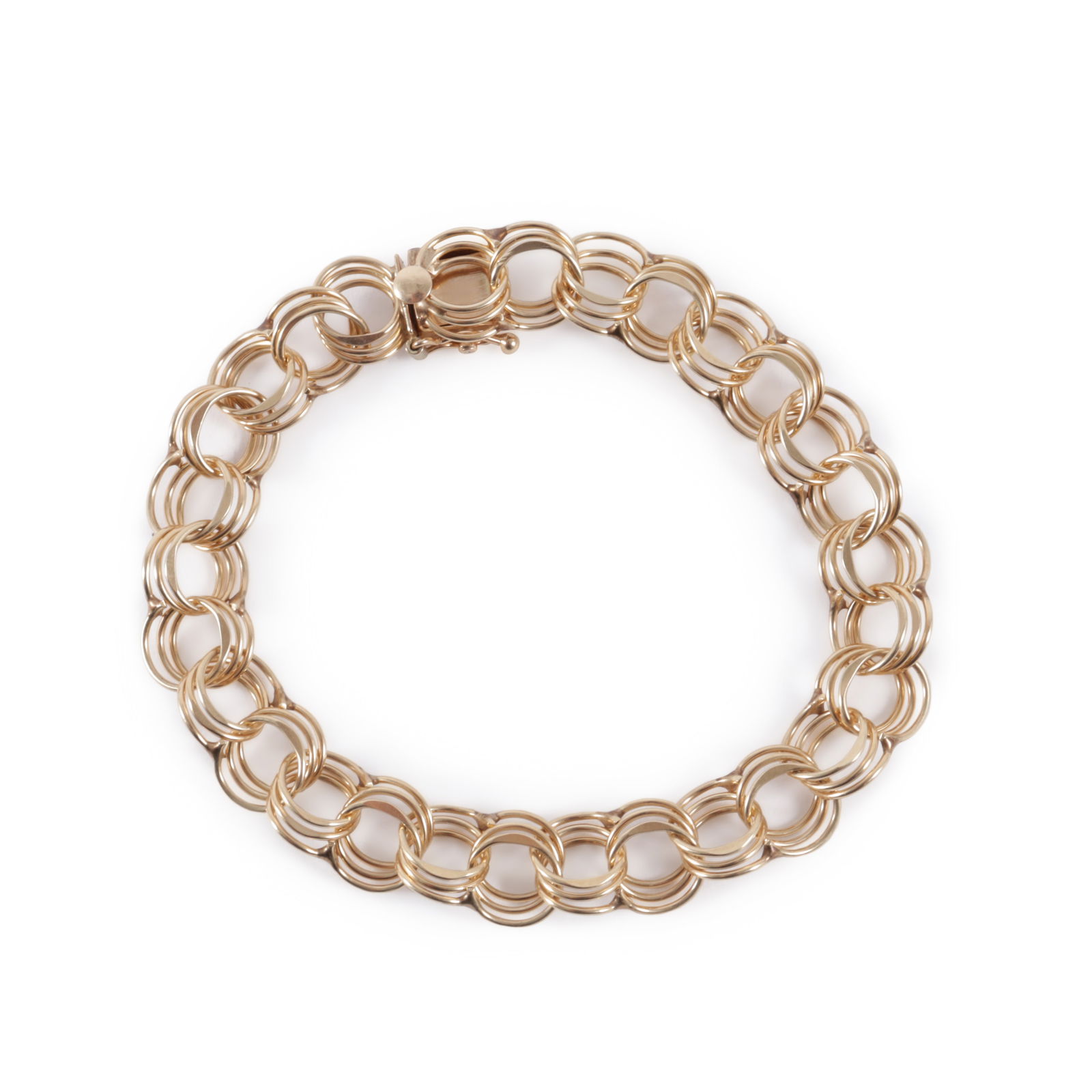 14K Yellow Gold Rope Chain Bracelet (1 of 3)