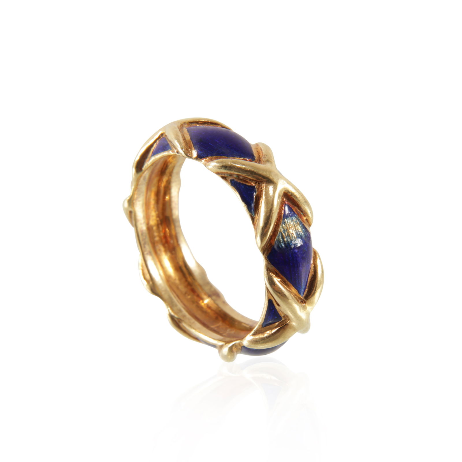 Schlumberger for Tiffany & Co 18K Enamel Ring (1 of 4)