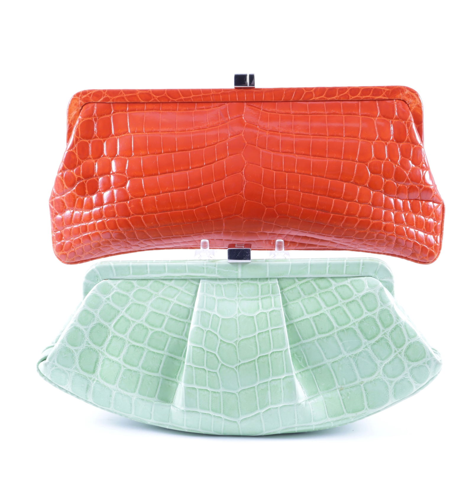 Two Lambertson Truex Crocodile Clutches (1 of 8)