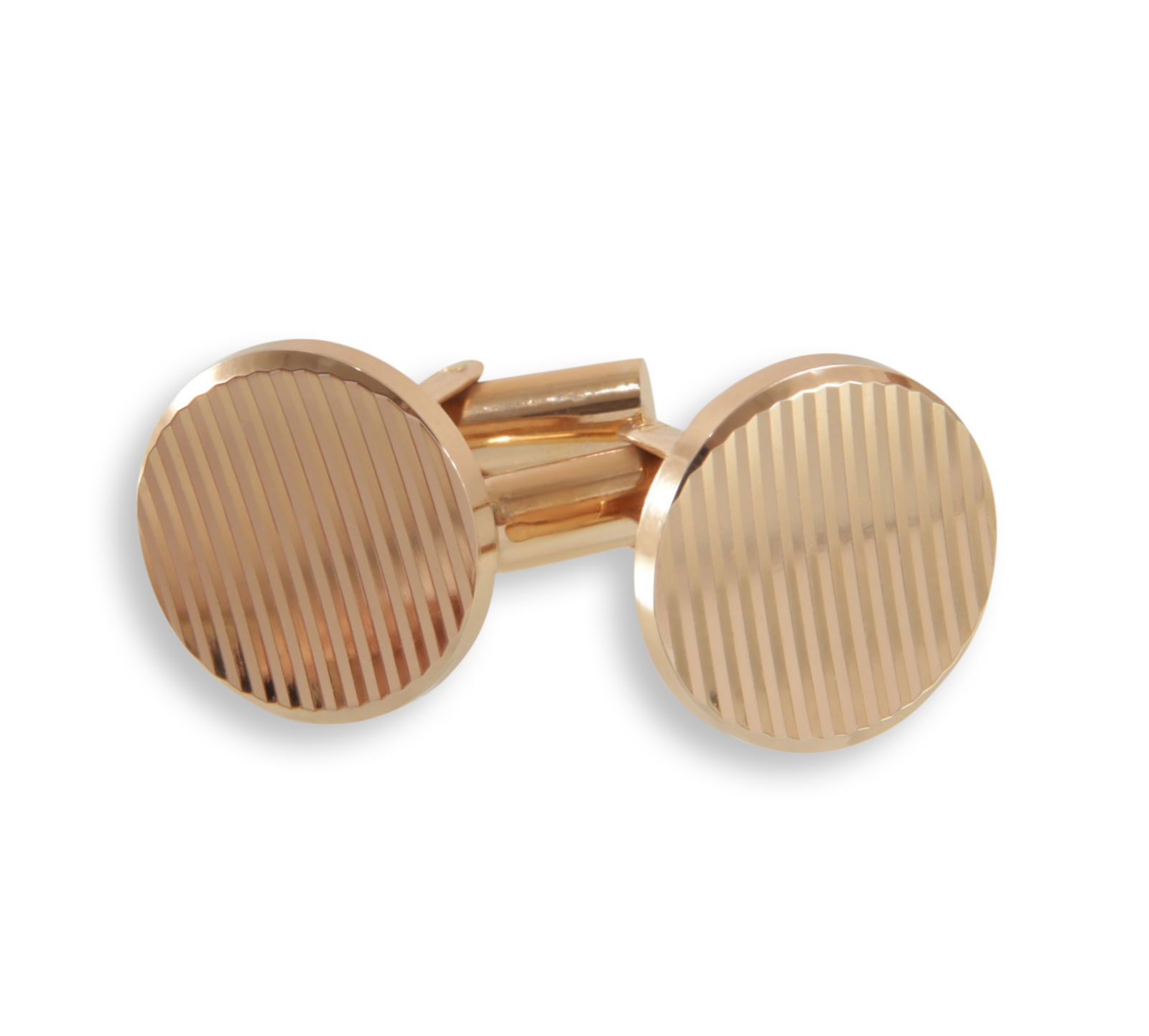 Pair of French 18K Circular Cufflinks (1 of 2)
