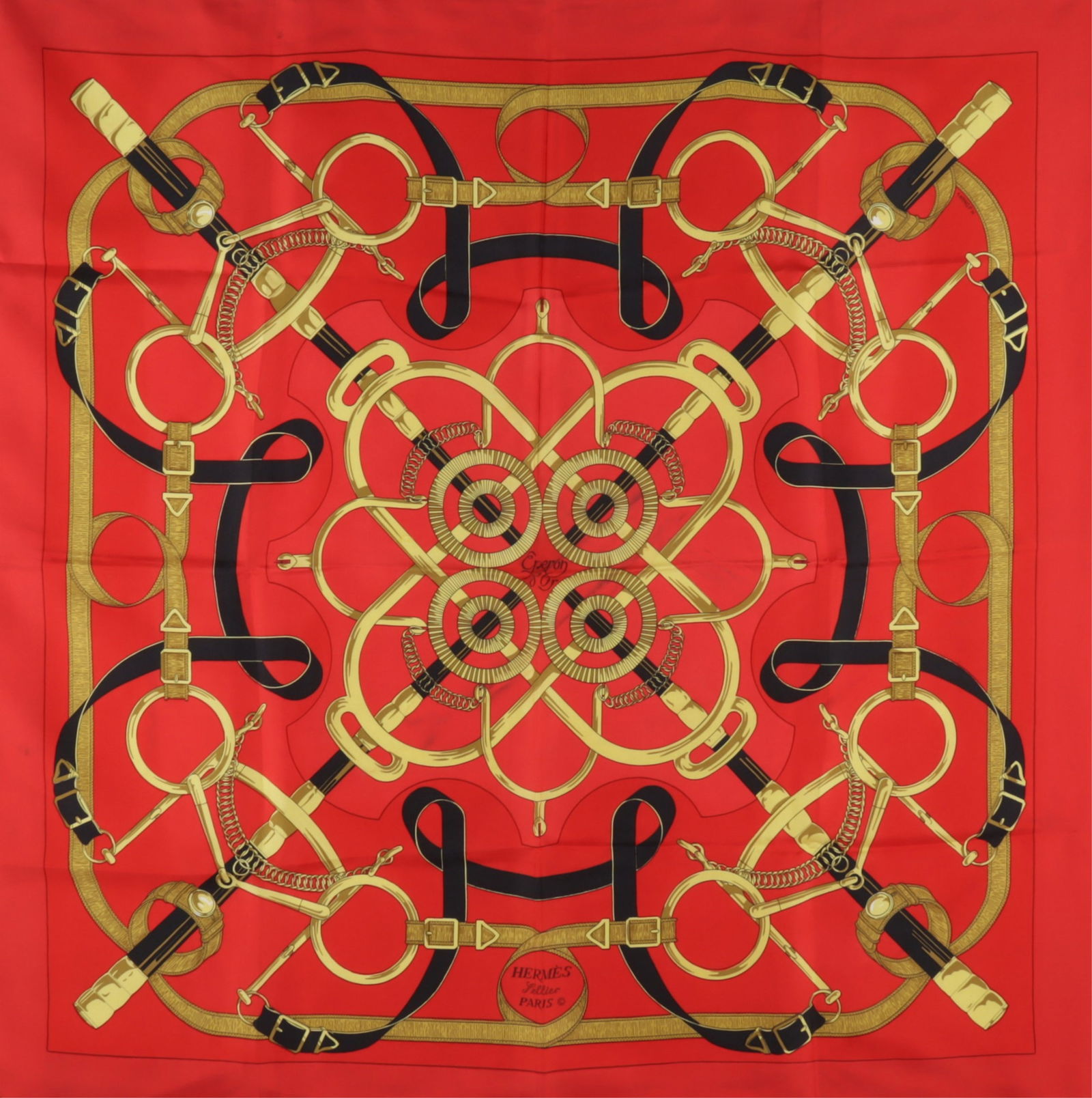 Hermes Eperon d'Or Silk Scarf (1 of 8)