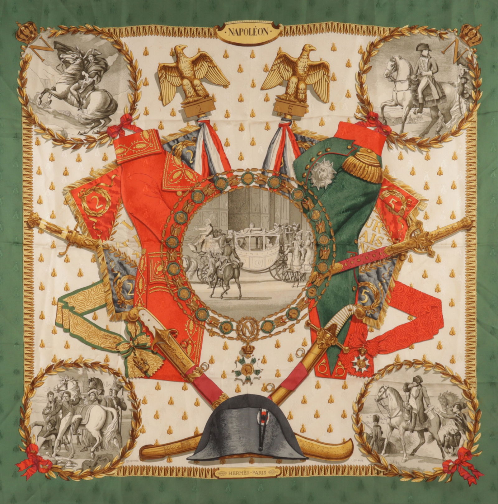 Hermes Napoleon Silk Scarf (1 of 7)
