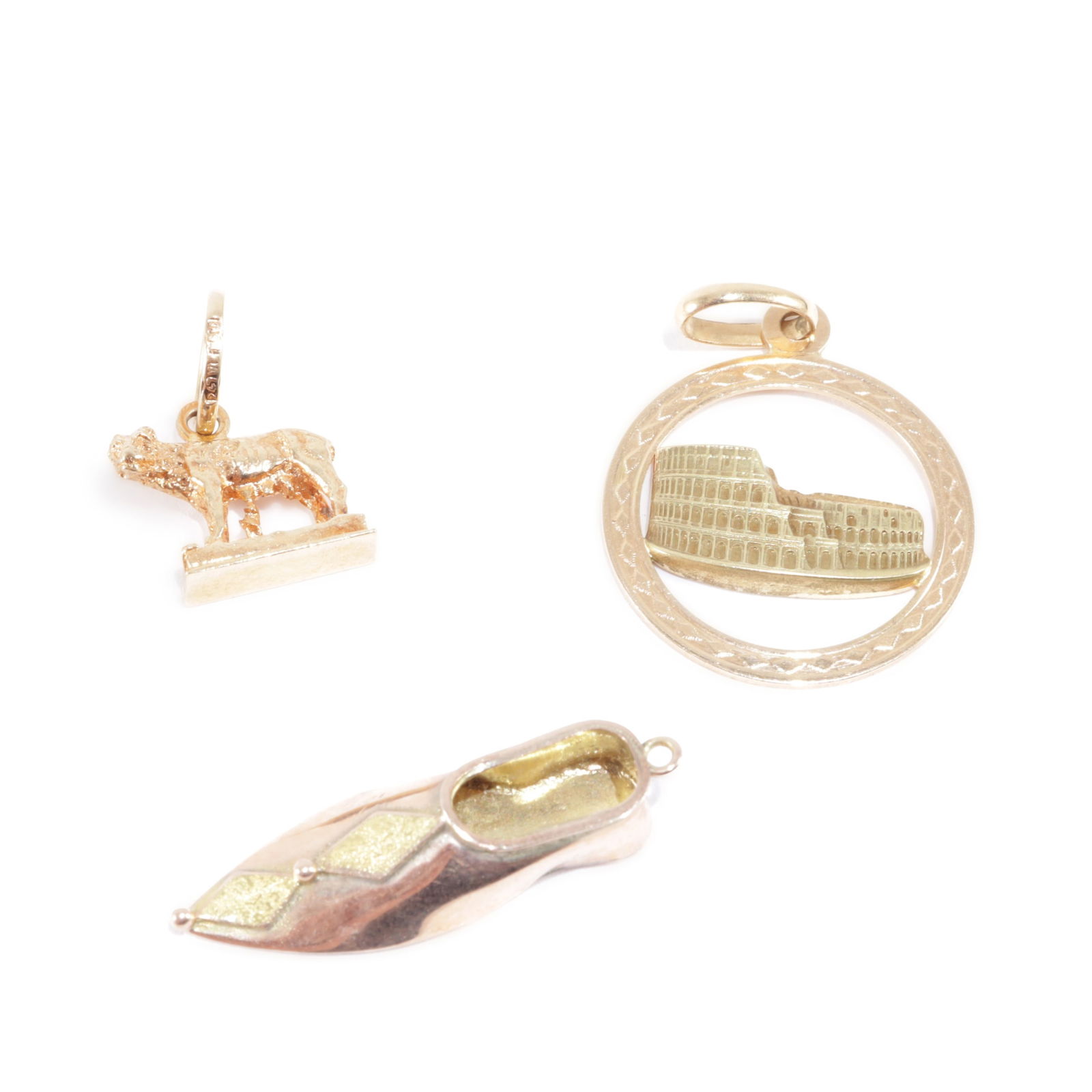 Group of Three Gold Charms (1 of 6)