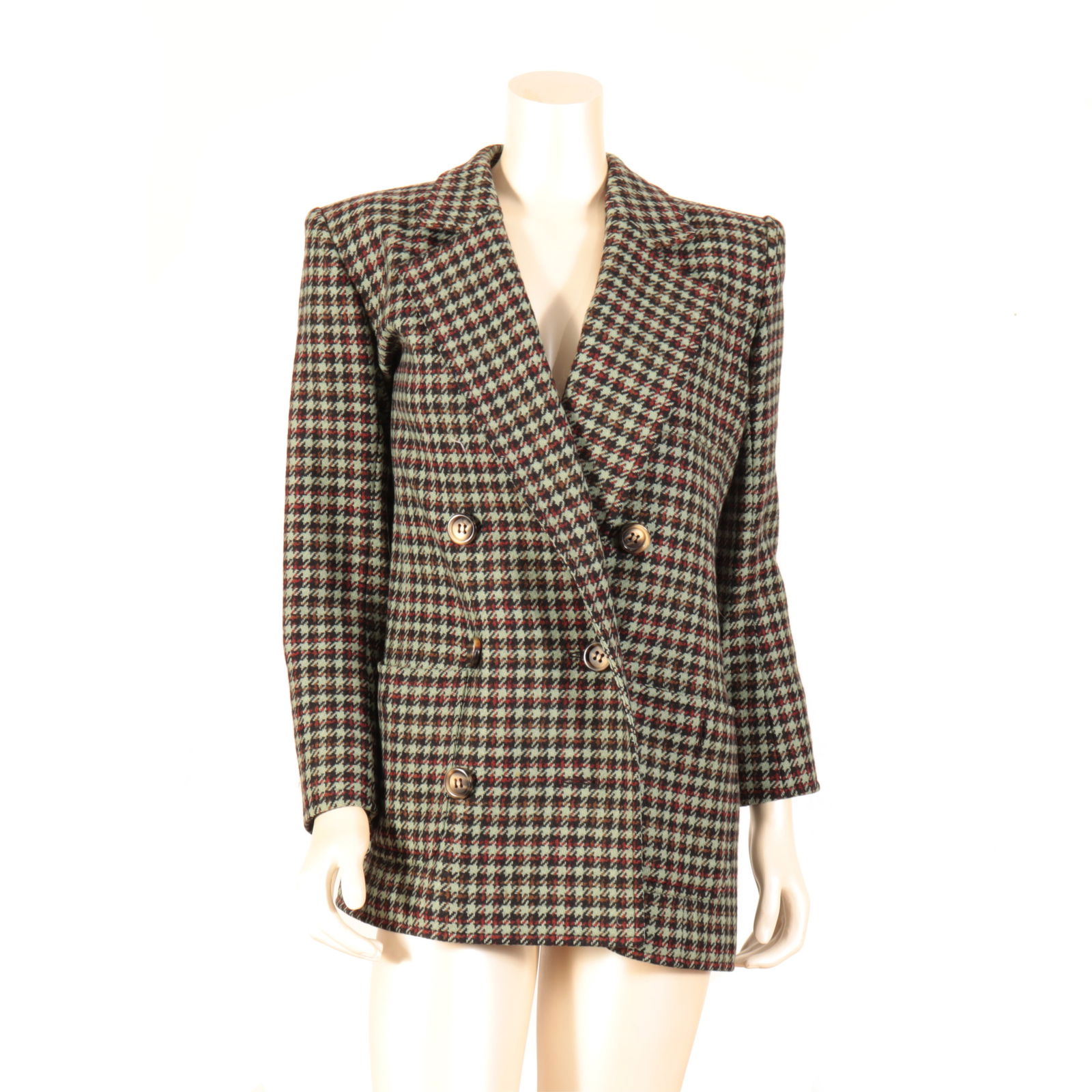 Yves Saint Laurent Houndstooth Blazer (1 of 8)
