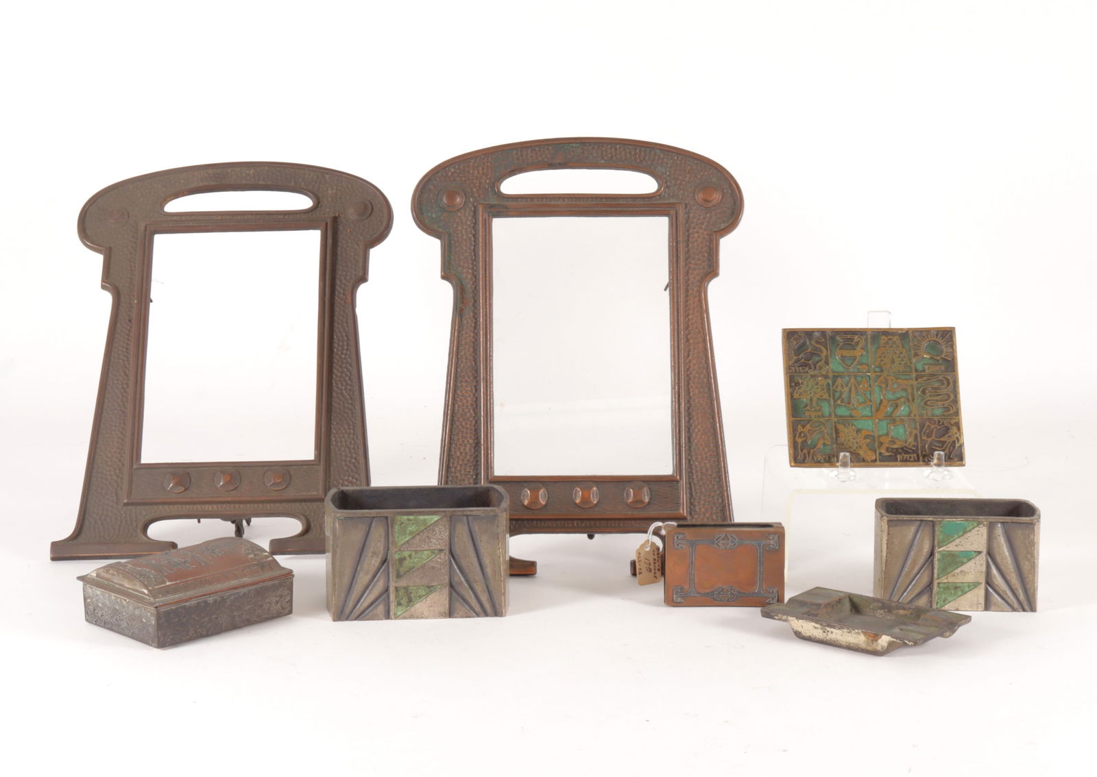 Arts & Crafts Metal Table Objects (1 of 9)