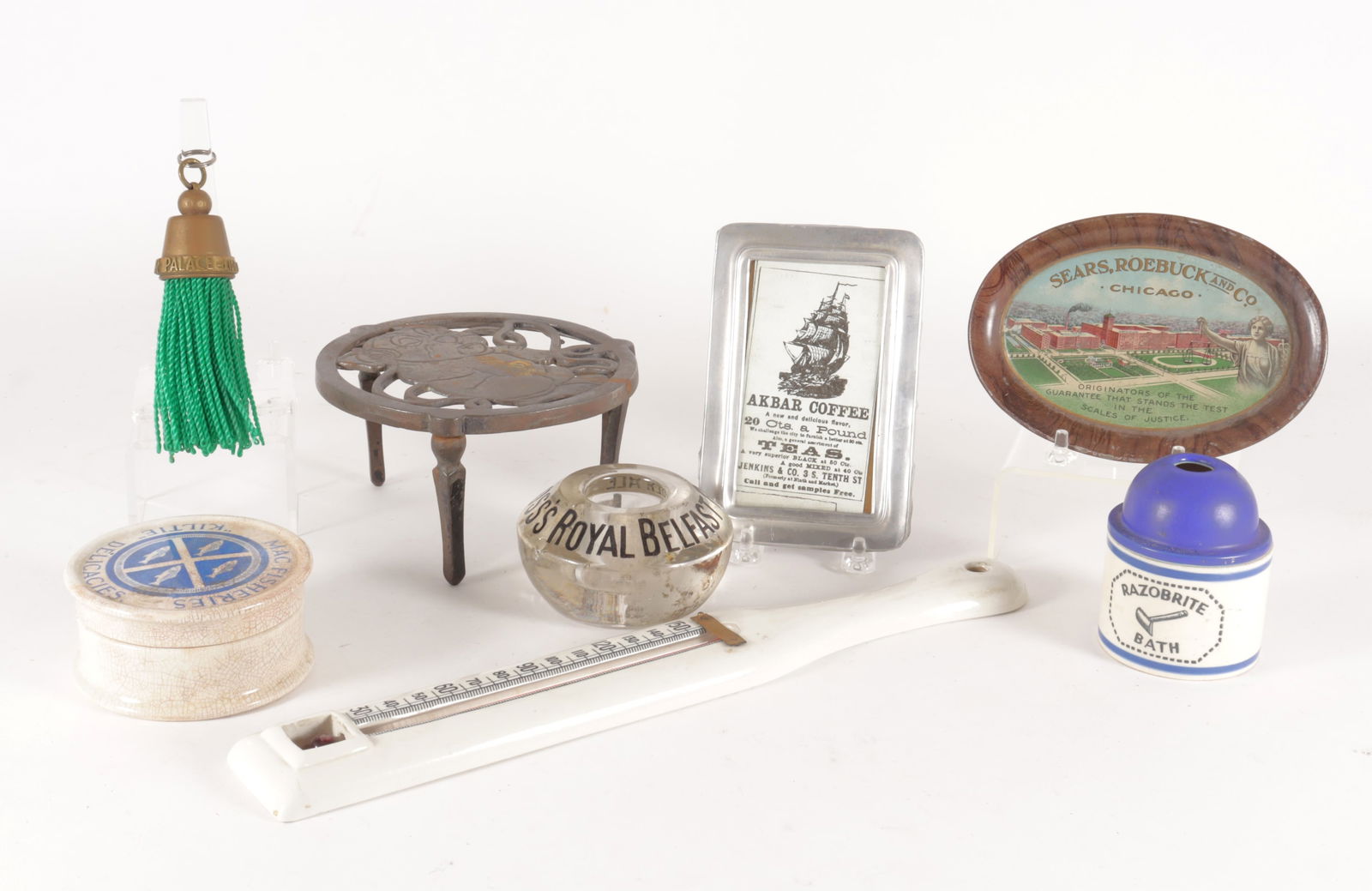 Metal & Glass Pottery Ad Objects (1 of 10)