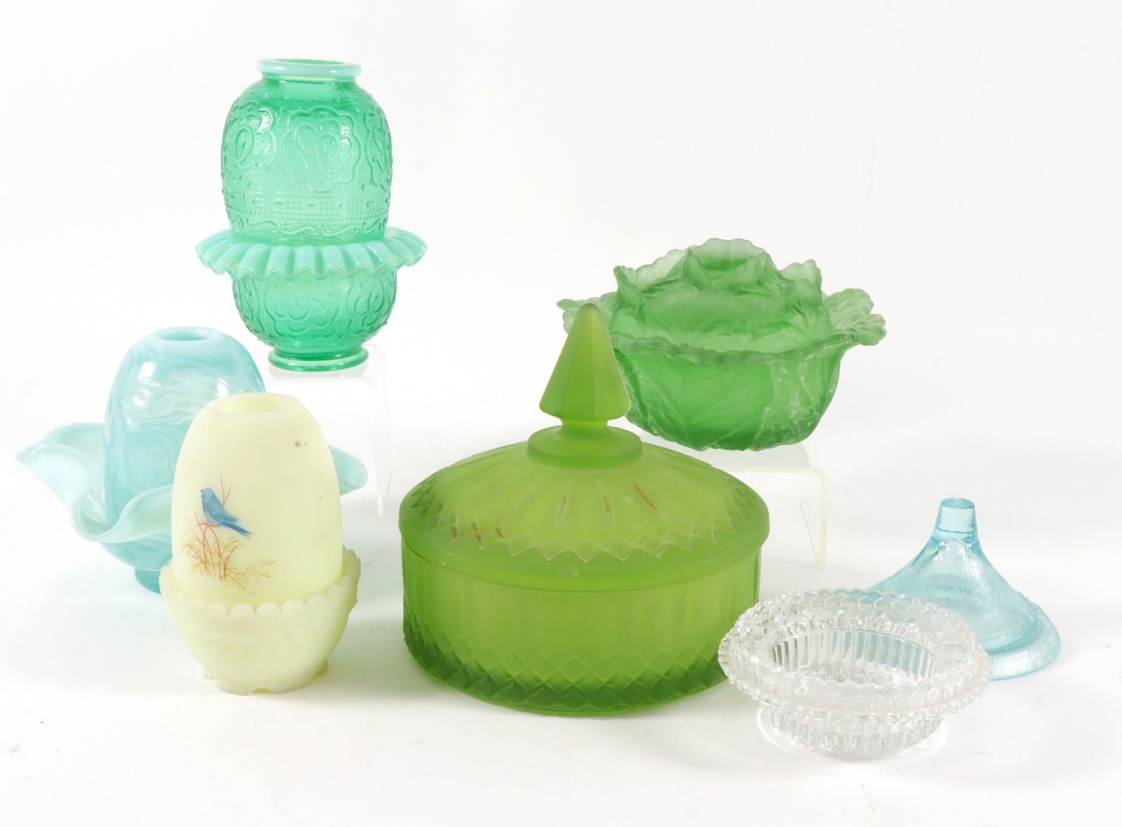 Fairy Lights, Fenton, & Other Art Glass (1 of 8)