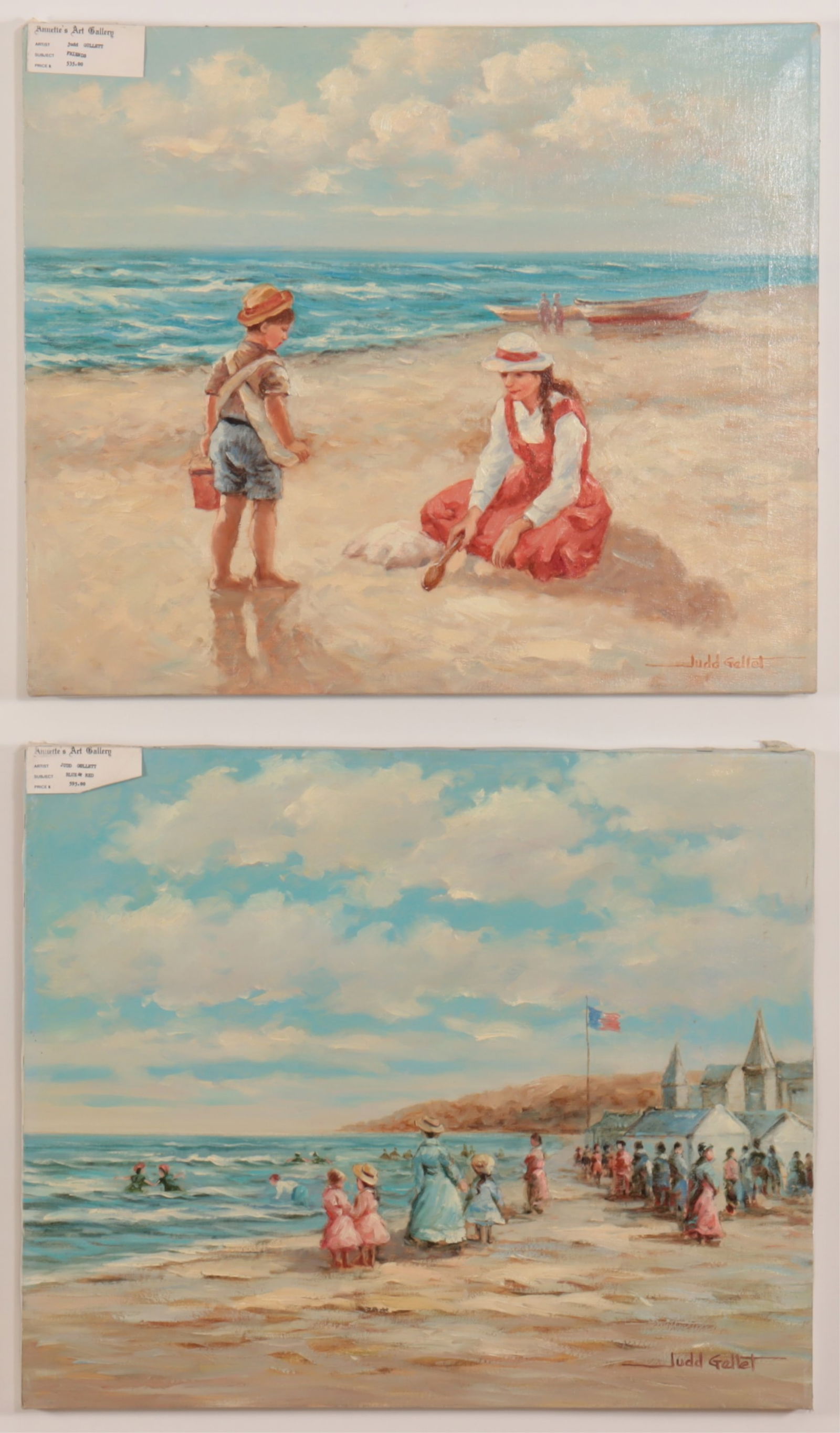 Gullet, Judd. Two Beach Scenes (1 of 7)