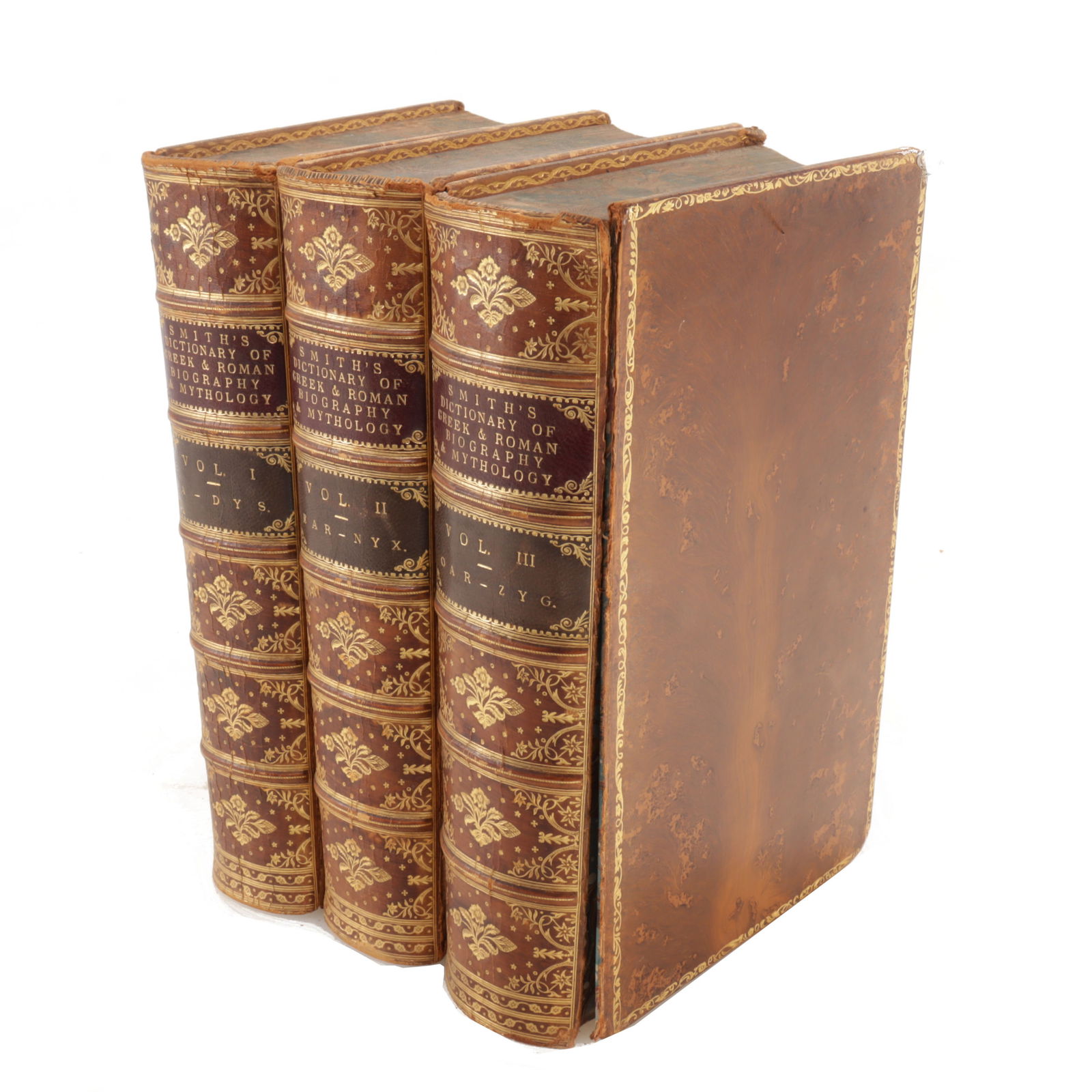 3 VOLS SMITH'S DICT. of GREEK ROMAN BIO. & MYTHO. (1 of 6)