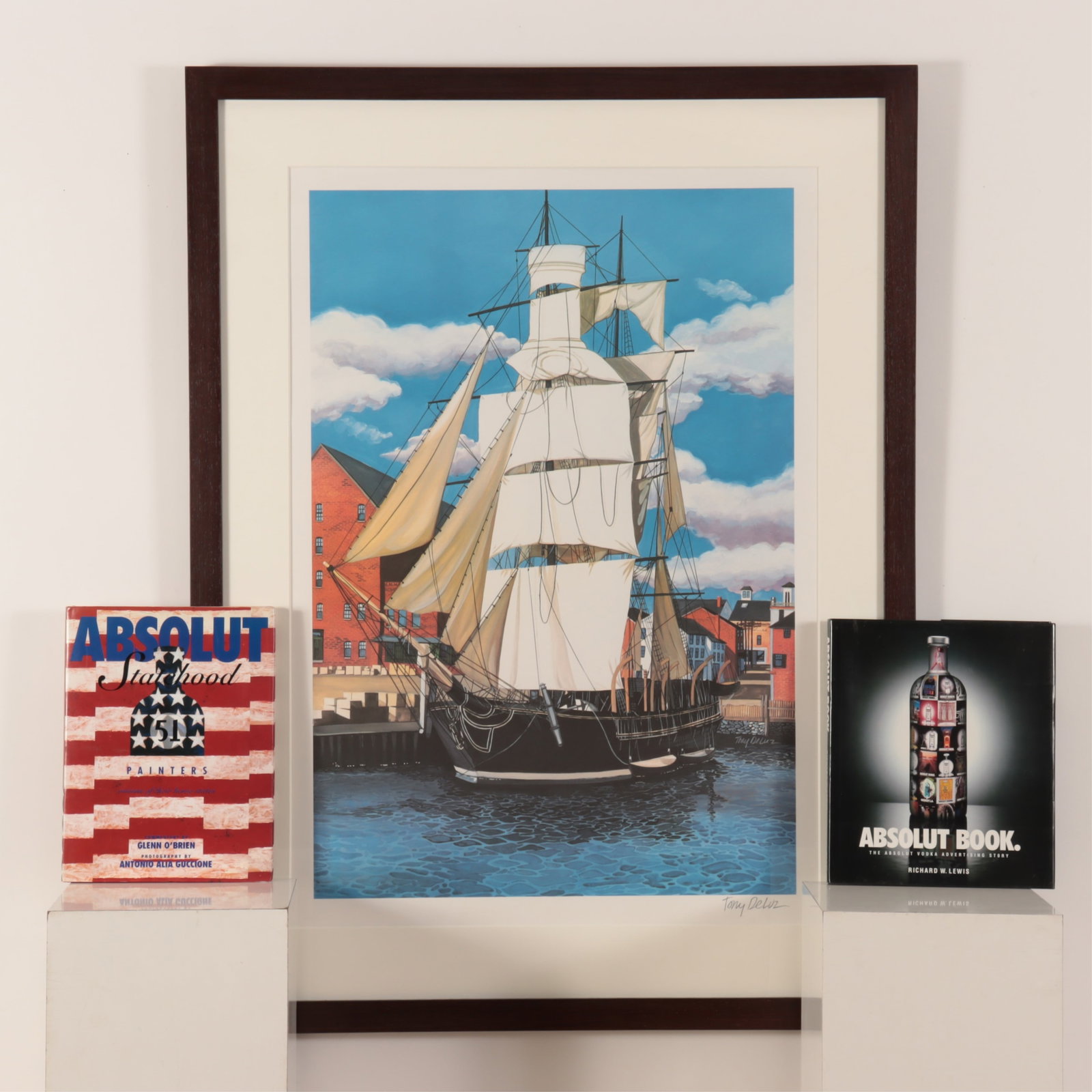 Tony De Luz  Absolut Vodka Statehood Lithograph (1 of 12)