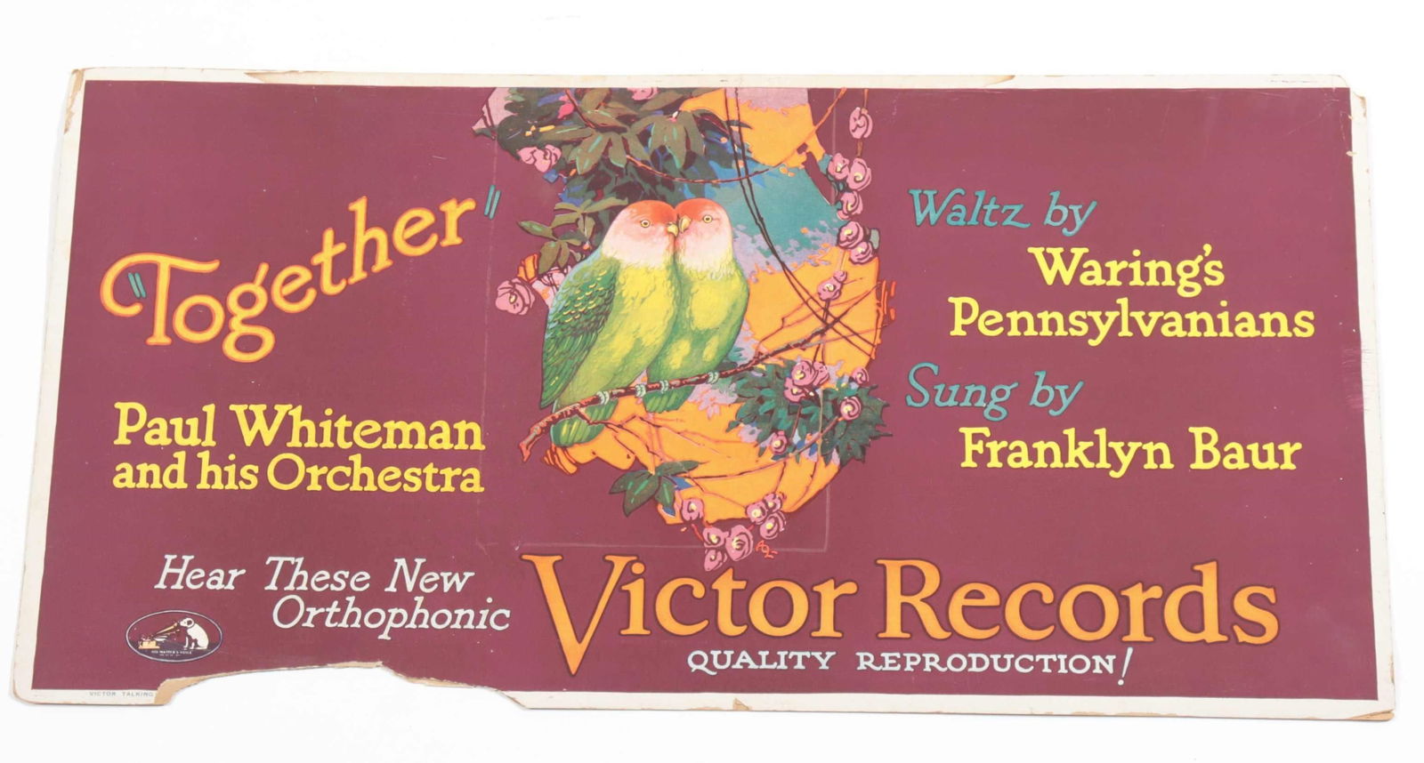Victor Records Together Paul Whiteman Poster (1 of 4)
