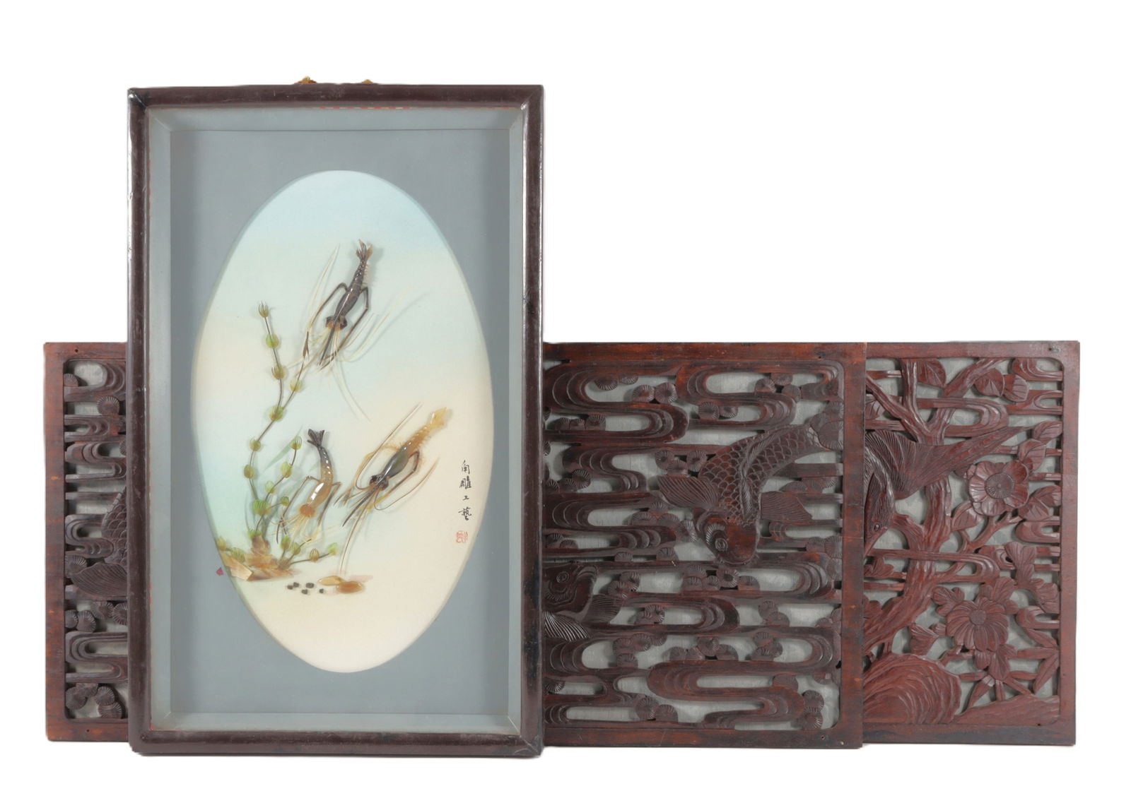 Asian Panels and Hardstone Carving (1 of 8)