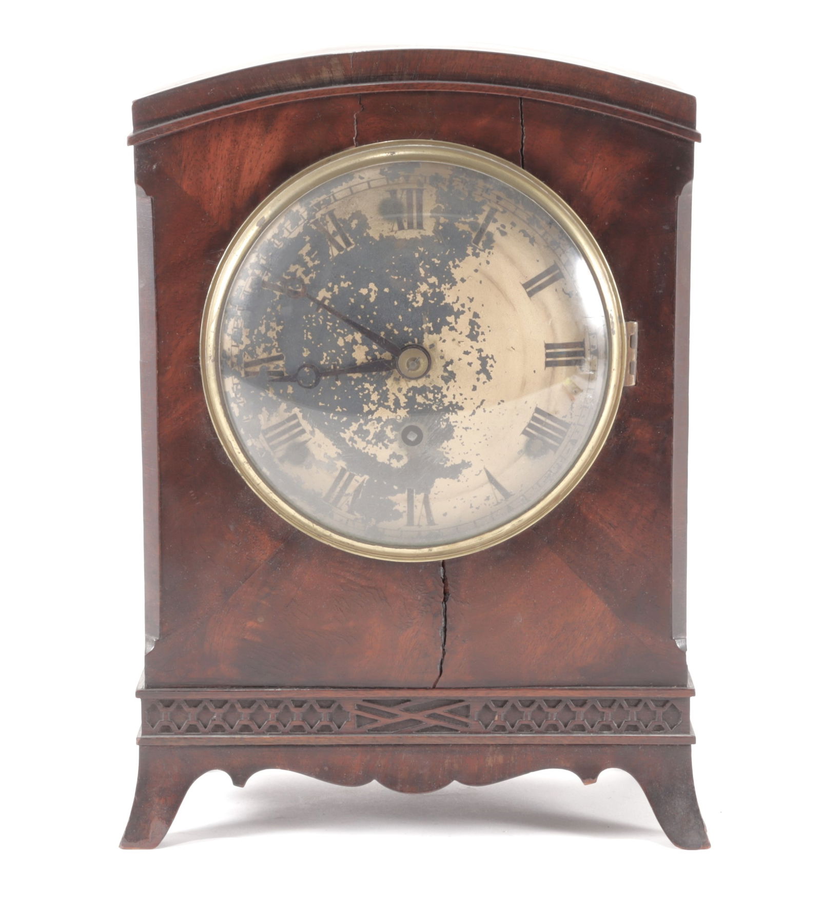 English Mahogany Bracket Clock (1 of 7)