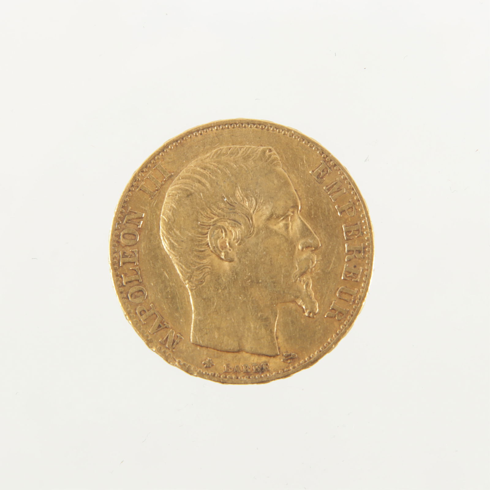 1855 Napoleon III 20 Francs Gold Coin (1 of 2)