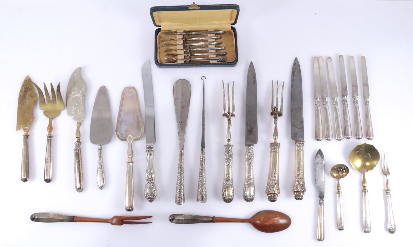 Collection of French Sterling Handled Cutlery (1 of 15)
