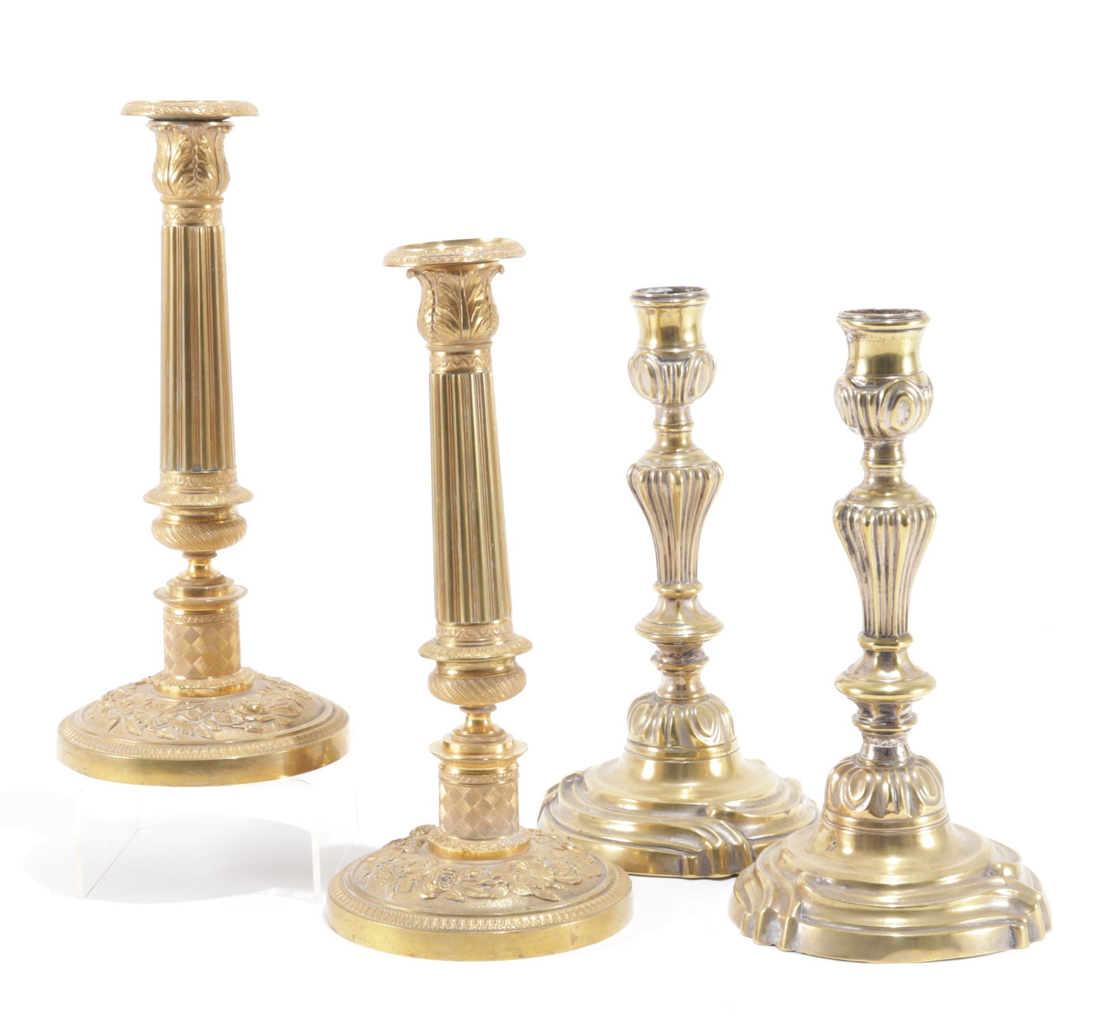 French Ormolu & Bronze Candlesticks (1 of 6)